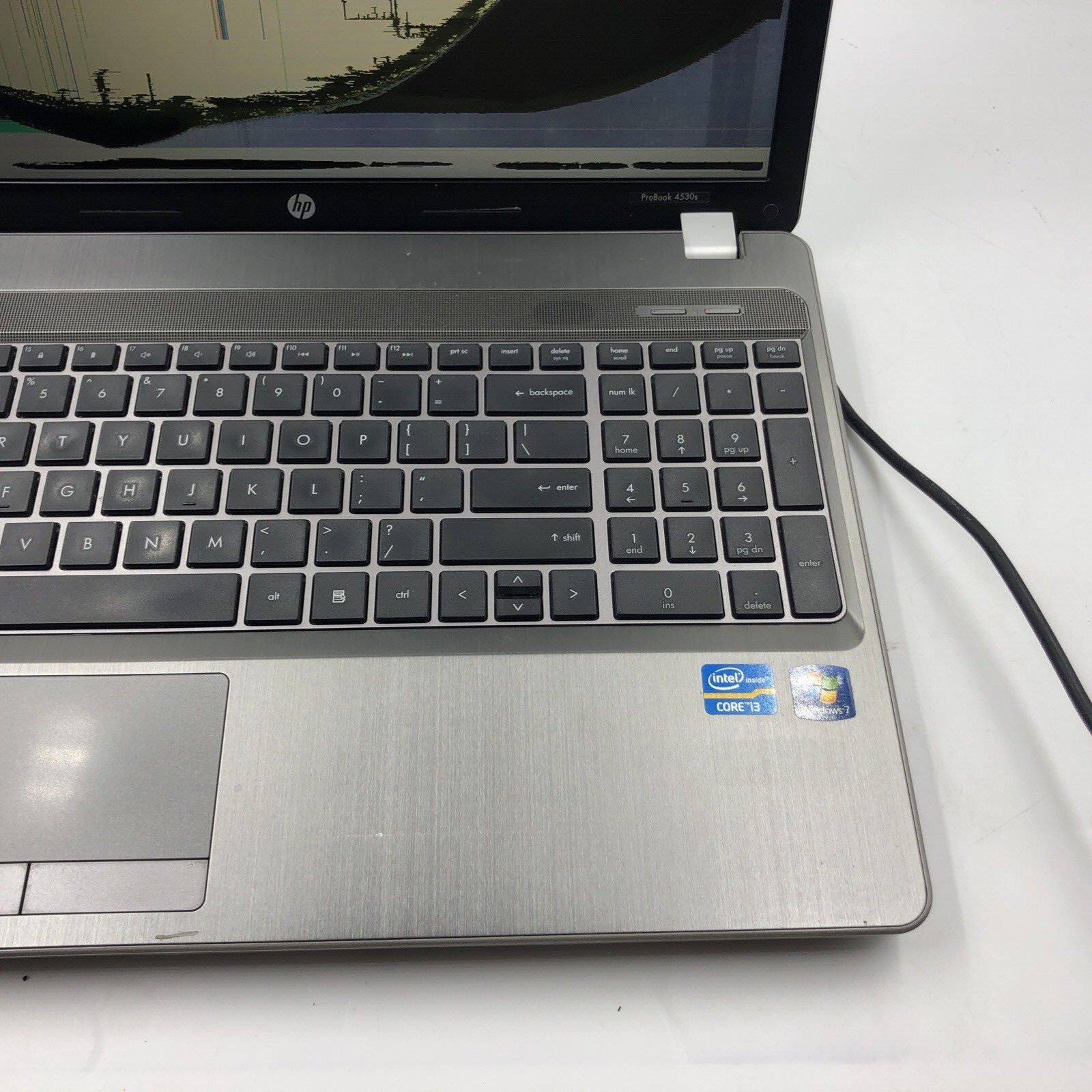 HP Probook 4530S Laptop Unknown CPU 8GB 500GB HDD NO OS Cracked Screen