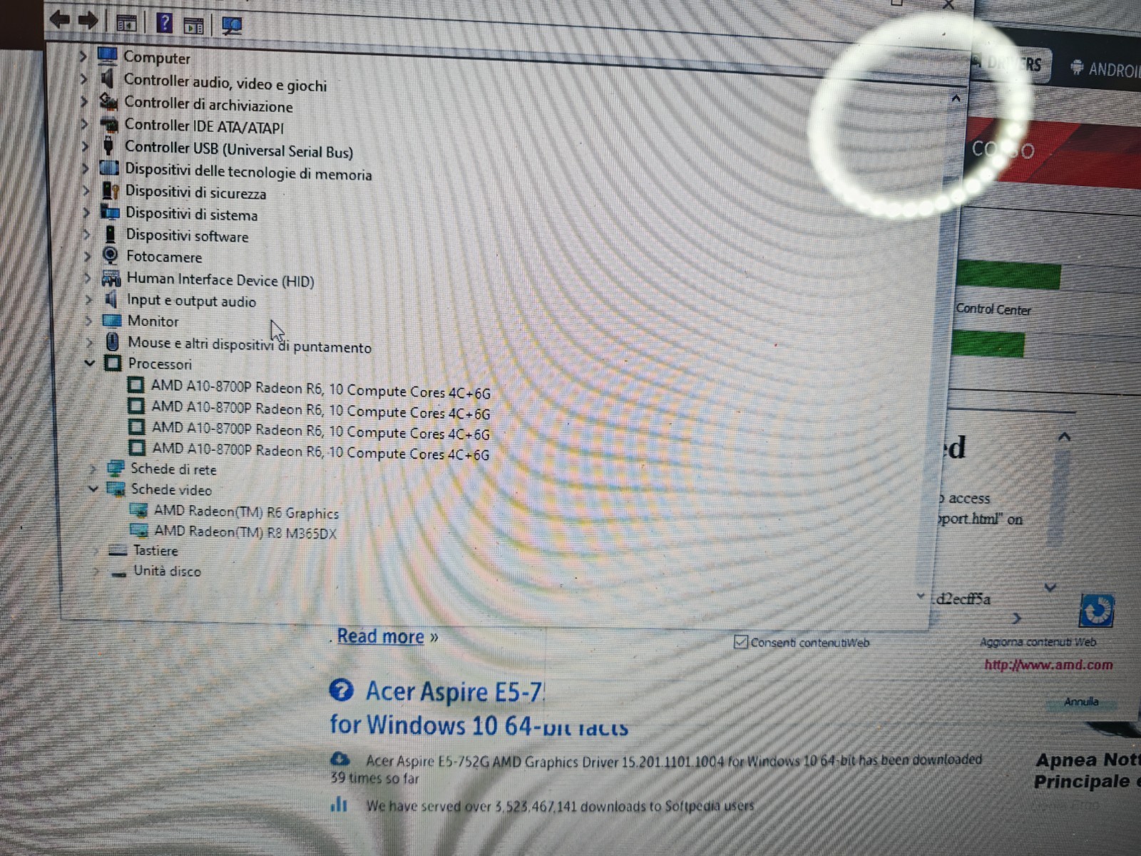 ACER E5-752 E5-722 MOTHERBOARD AMD A10-8700P R8 M365DX 2GB 448.04Y02.0031 #