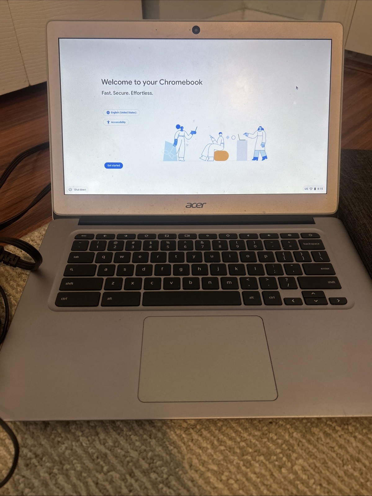 Acer 14″ Chromebook (CB3-431-12K1) Intel Celeron N16P1 with Chord and Case