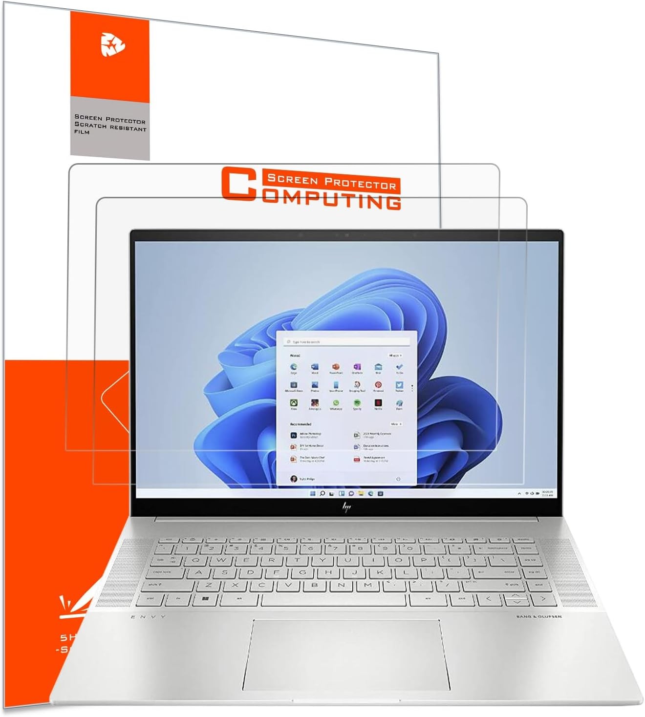 2 Pack Anti-Glare Screen Protector for HP 16 inch Laptop, HP Envy 16/Spectre x36