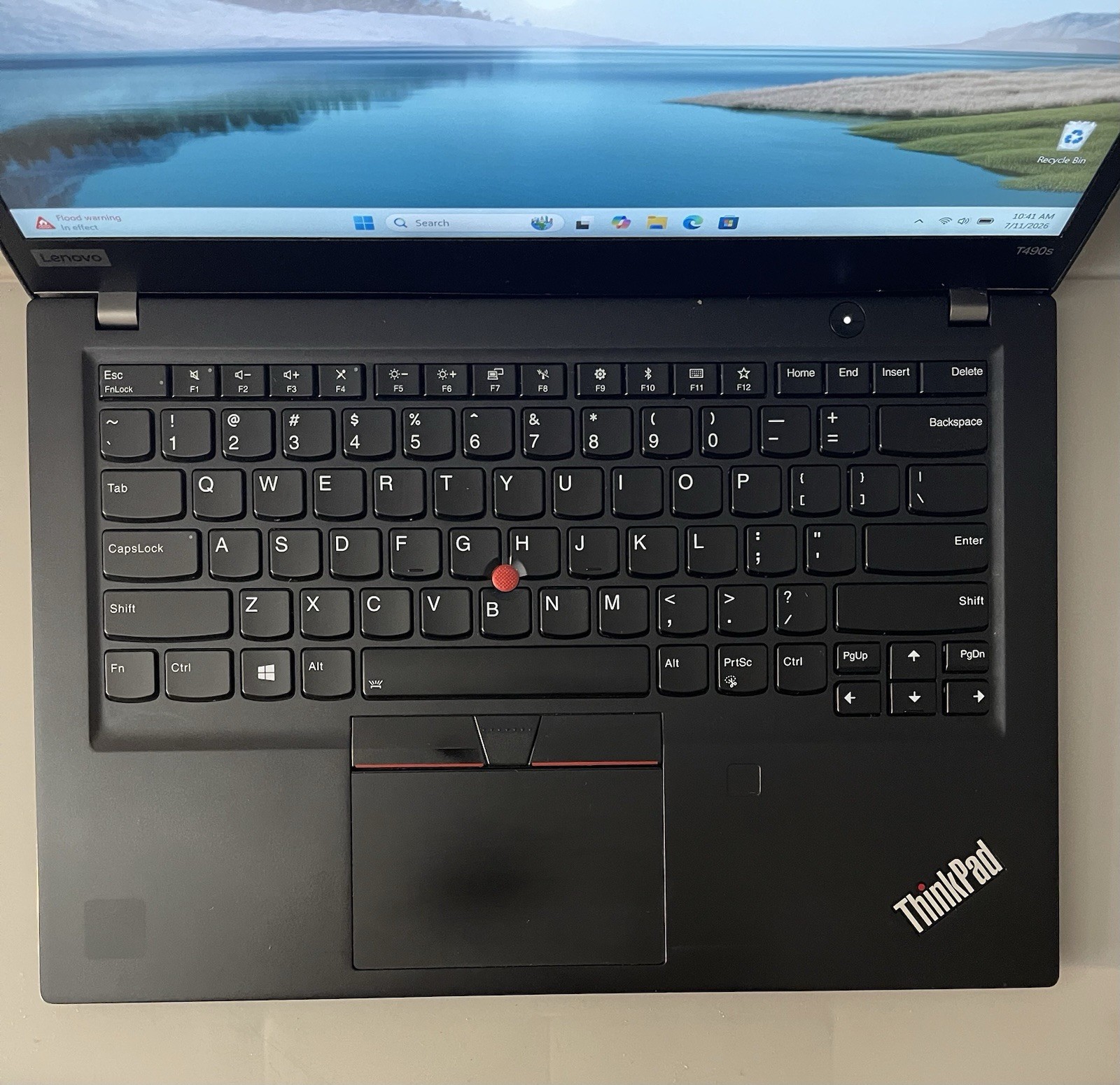 Lenovo ThinkPad T490s 14″ Touch i7-8565U 16GB RAM 256GB SSD Win11 Pro