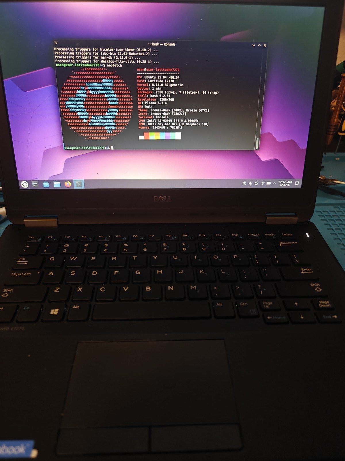 Dell Latitude E7270 12.5” (256GB SSD Intel Core i5-6300U X2 2.4GHz 8GB RAM)…