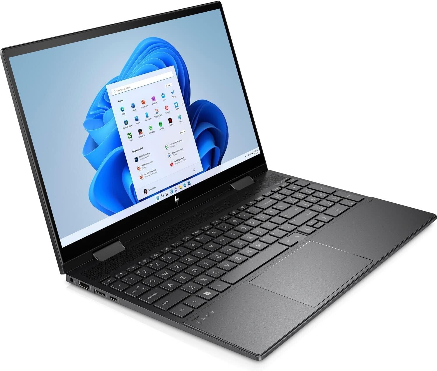 HP Envy x360, 15.6” Touchscreen Tablet, AMD Ryzen 7, 12GB DDR4, 512GB SSD, W 11