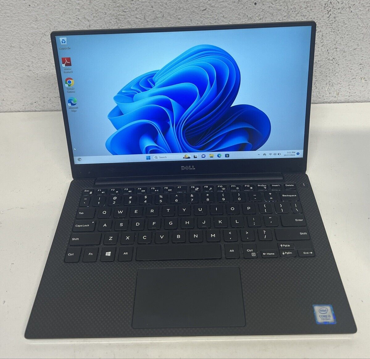 Dell XPS 13 9360 13″ FHD Intel Core i3-7100U 2.4GHz 4GB Ram 128GB SSD BT Win11