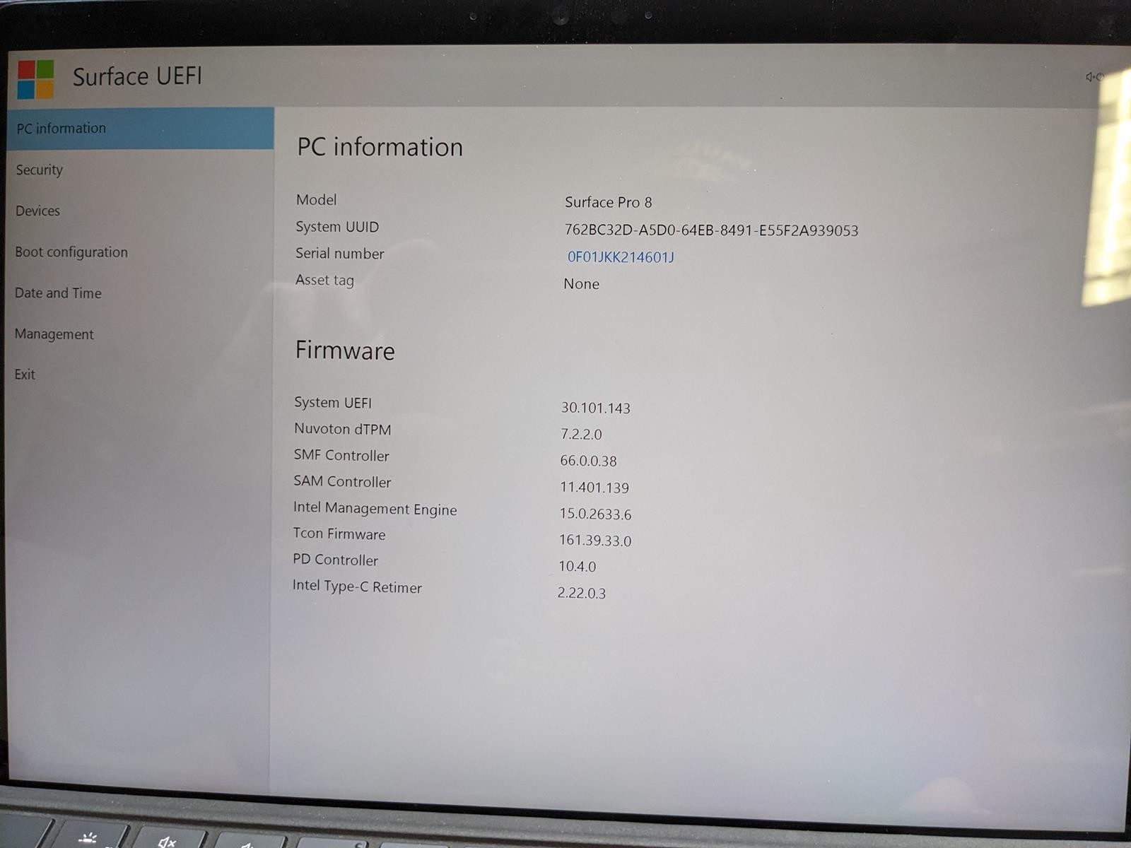 MICROSOFT SURFACE PRO 8 1983 i7-1185G7 @ 3.0GHz, 16GB RAM, NO HDD/OS
