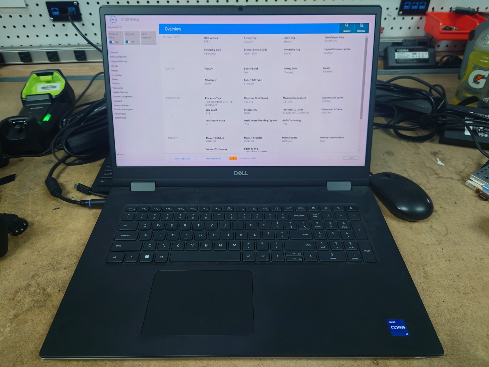 Dell Precision 7770 17.3″ FHD i7-12850HX 64GB RAM 1TB SSD NVIDIA RTX A1000 No OS