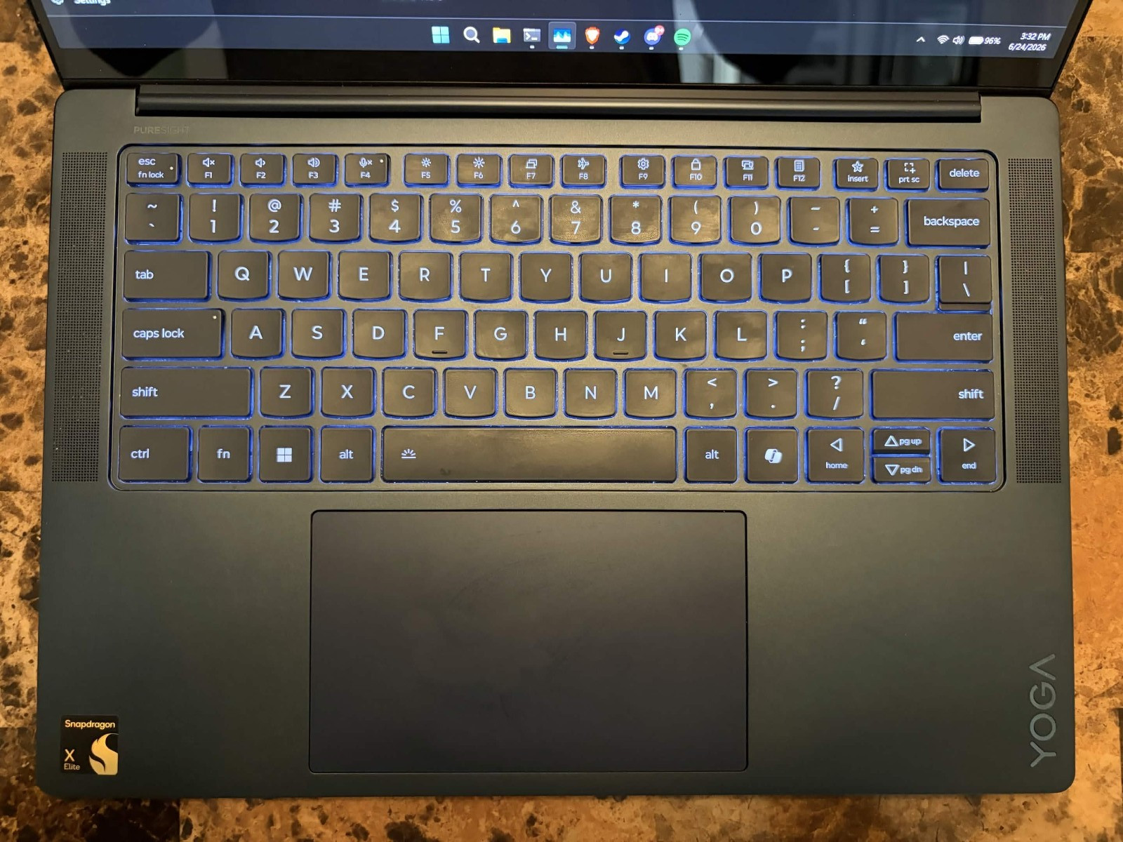 Lenovo Yoga Slim 7x Copilot+ PC 14.5″ OLED Snapdragon X Elite 16GB 512GB