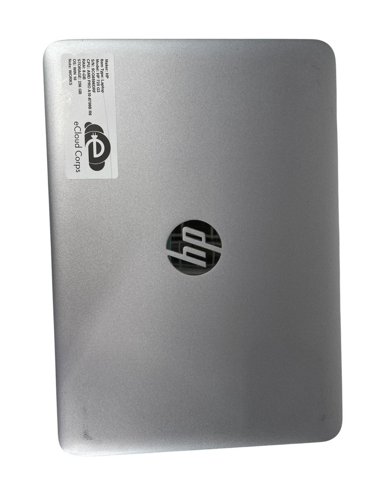 HP Elitebook 725 G3 AMD PRO A10-8700B R6 8GB 256GB Win10