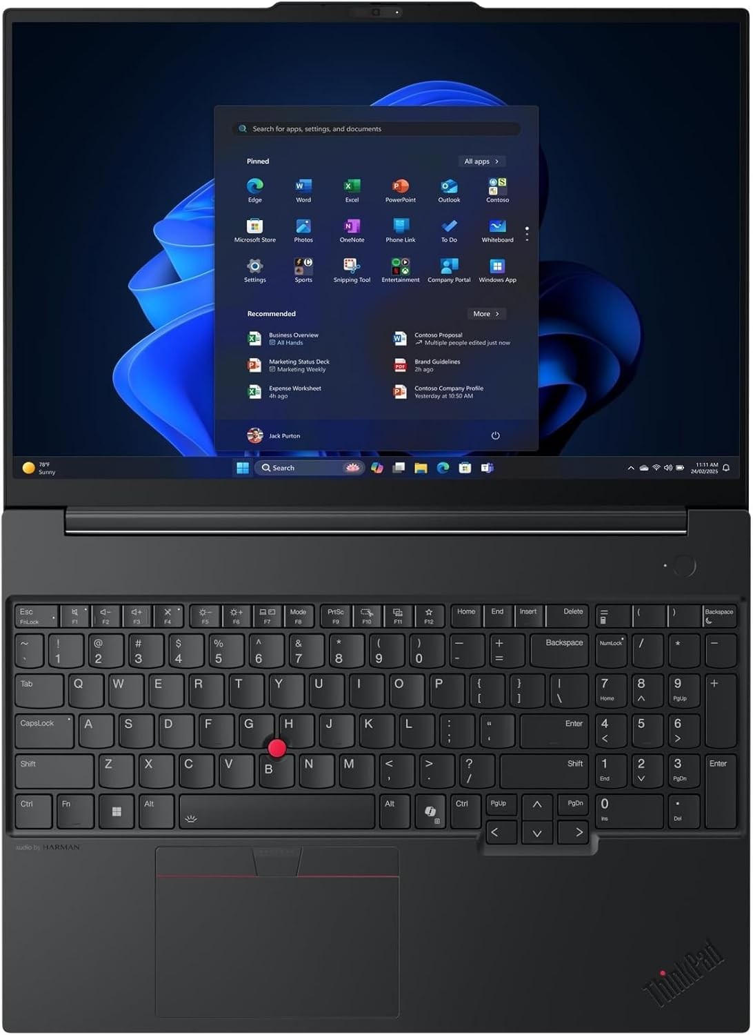 Lenovo ThinkPad E16 Gen 3 Black FHD+ 1.5GHz Ultra 5 225U 16GB 256GB SSD Open Box
