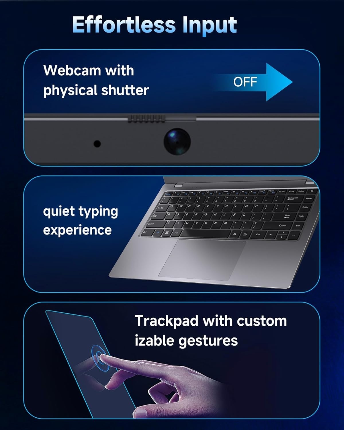 14-Inch Laptop with 16GB RAM & 512GB SSD – Lightweight Productivity for Students