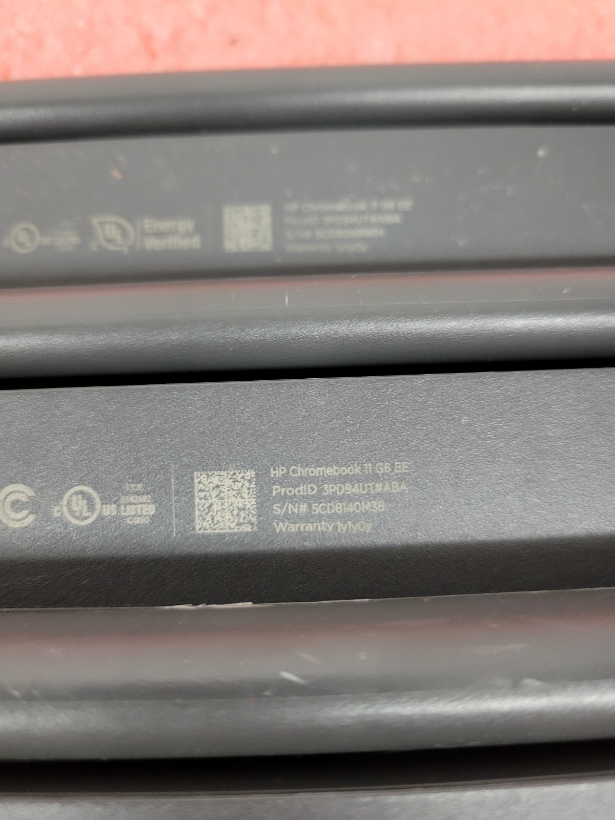 3x HP Chromebook 11 G6 EE 4GB RAM 32GB SSD w/ Power Adapters3 PD94UT#ABA | LP525
