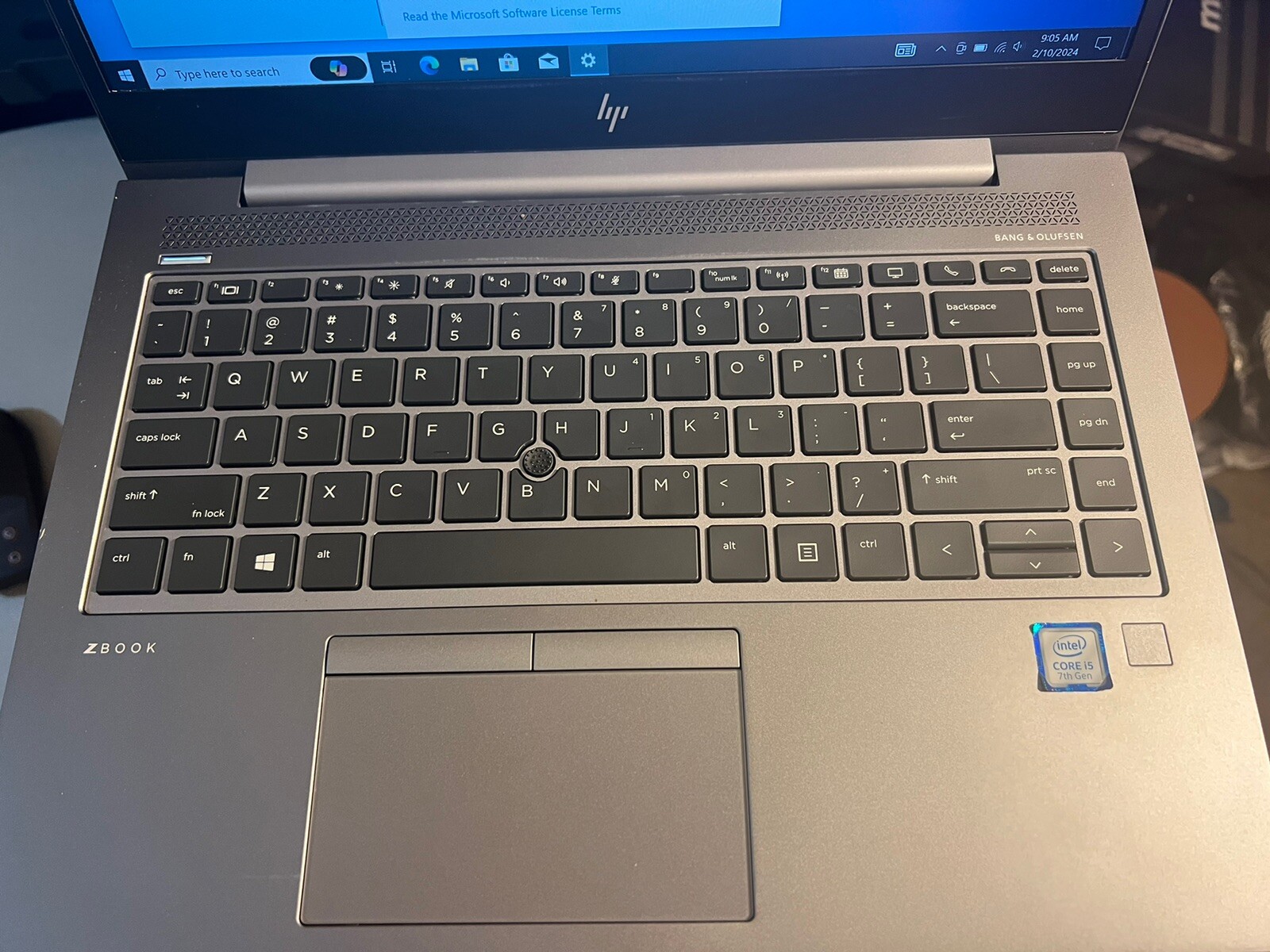HP Zbook 14U G5 14″ Laptop i5-2.7GHz 7200U 8GB Ram 256GB SSD Windows 10 Pro