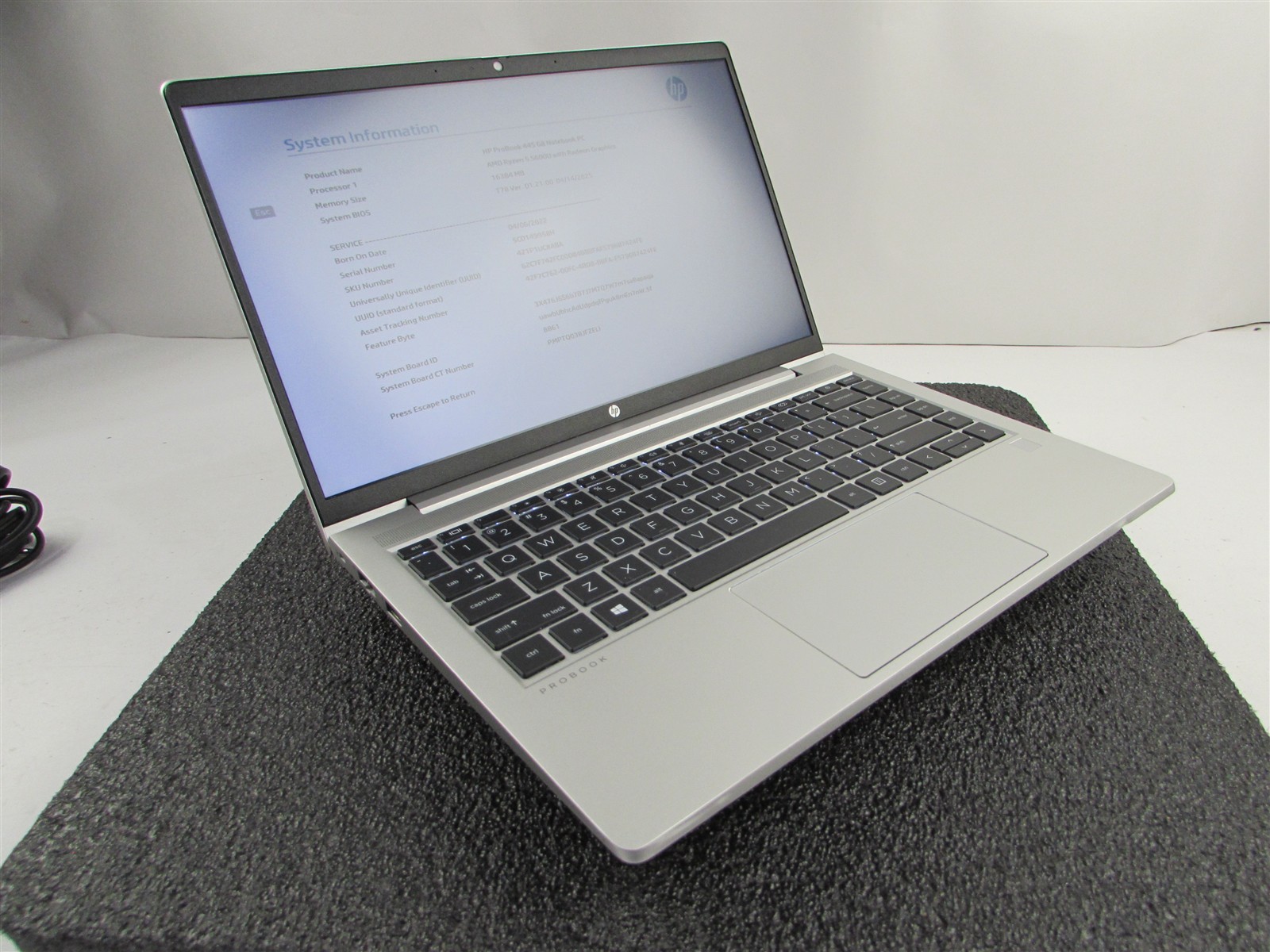 HP PROBOOK 445 (G8) FHD AMD RYZEN 5 5600U 512GB SSD 16GB RAM AMD GPU WIN 11 PRO