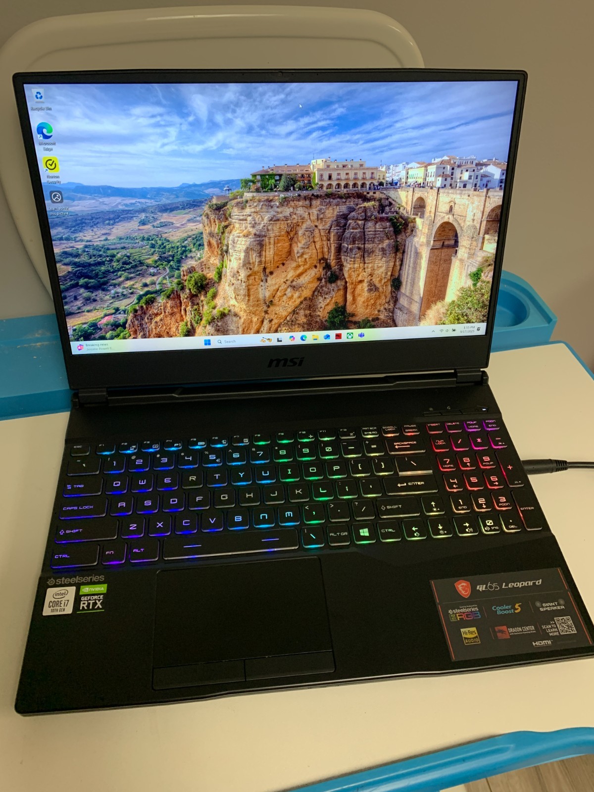 MSI GL65 Leopard 15.6″ (512GB SSD, Intel Core i7-10750H, 2.60GHz, 16GB RAM) W11P