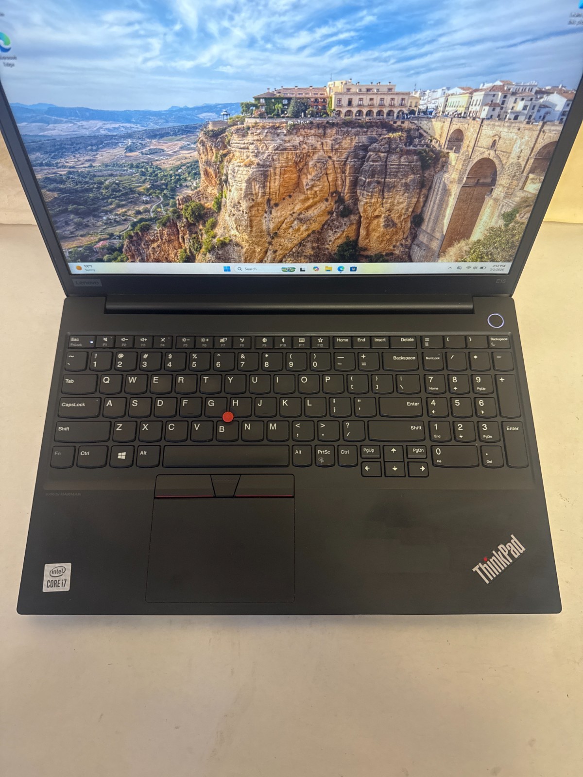 Lenovo Thinkpad E15 i7-10510U 1.8Ghz 16GB RAM 256GB NVMe Win11P