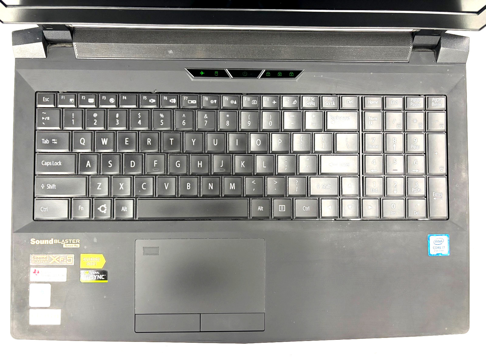 Lot (3) System76 Serval WS 17.3″ i7-7700K 4.20GHz 8GB GTX 1070 NO SSD NO BATTERY