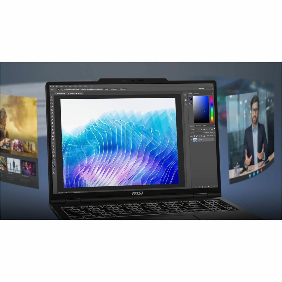MSI Venture A16 AI A2HMTG-043US 16 Touchscreen Notebook – Full HD – AMD Ryzen 9