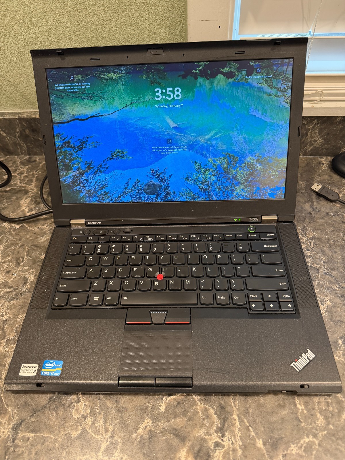 Lenovo ThinkPad T430s Core i7-3520M 2.9GHz 8GB RAM 512GB SSD Win 11 Pro Backlit