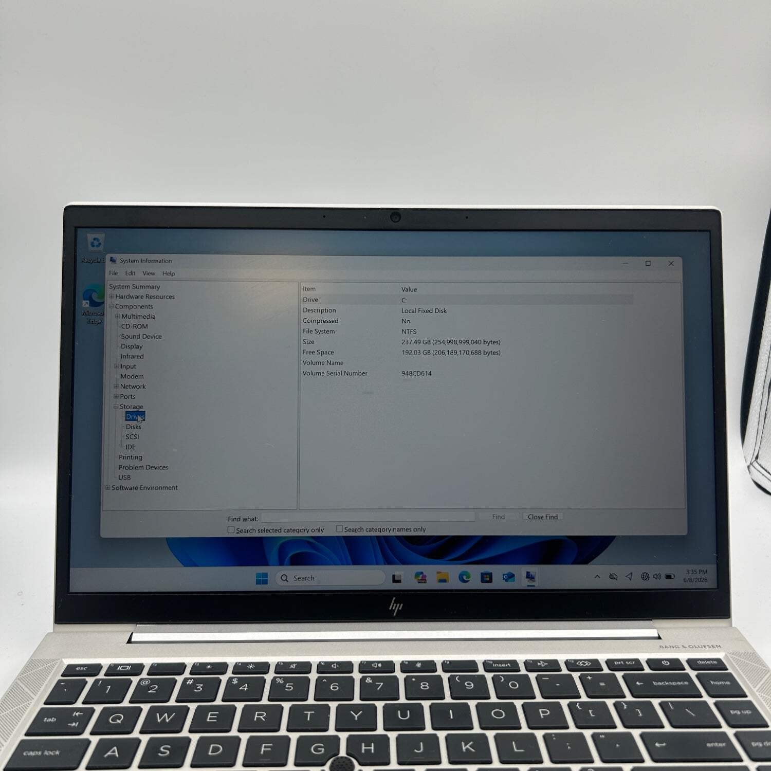 HP EliteBook 840 G8 14″ i5-1145G7 2.6GHz 8GB RAM 256GB SSD