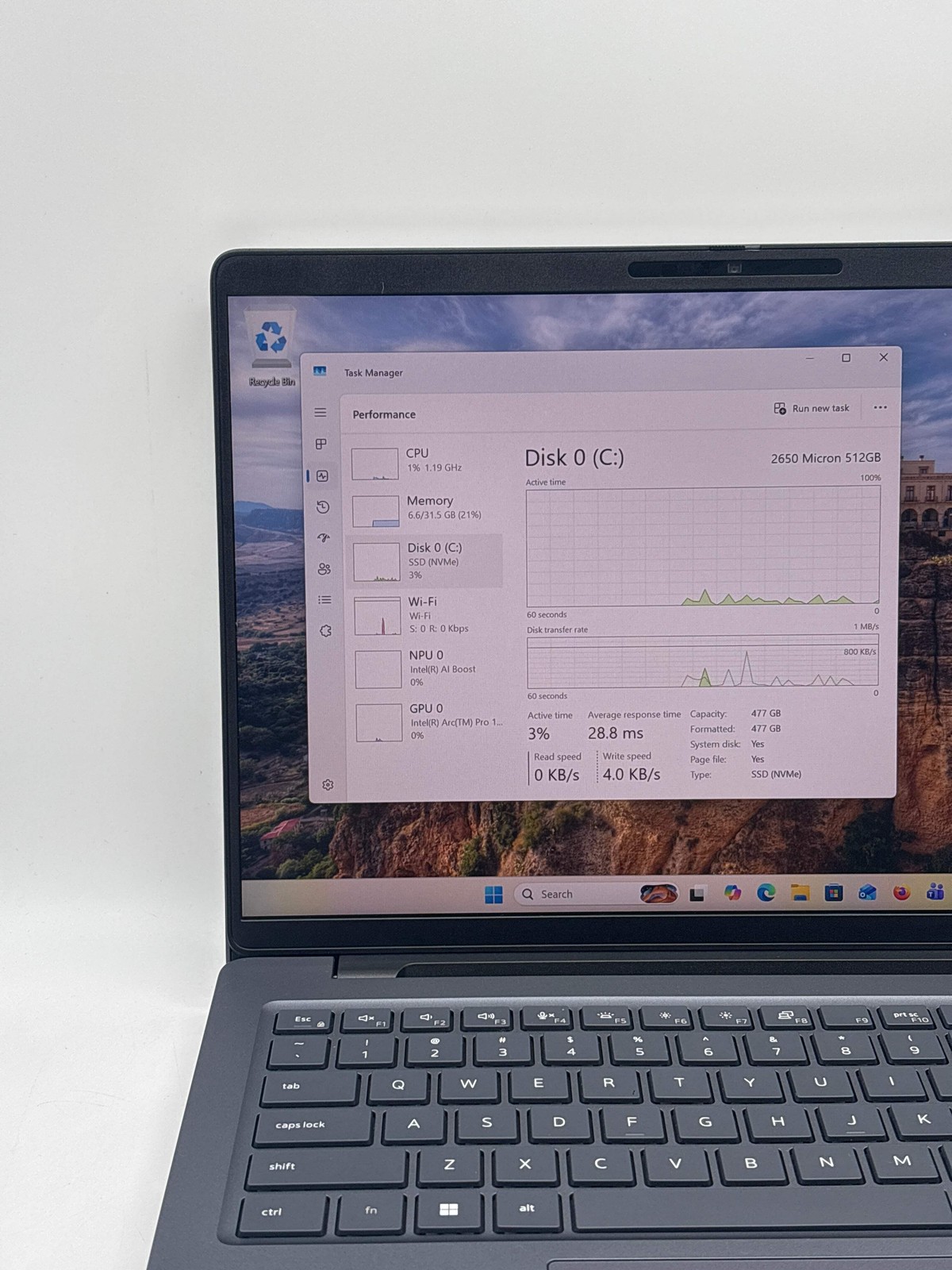 Dell Pro Max 14 14″ Intel Core Ultra 7 265H 32GB RAM 512GB SSD – For Parts