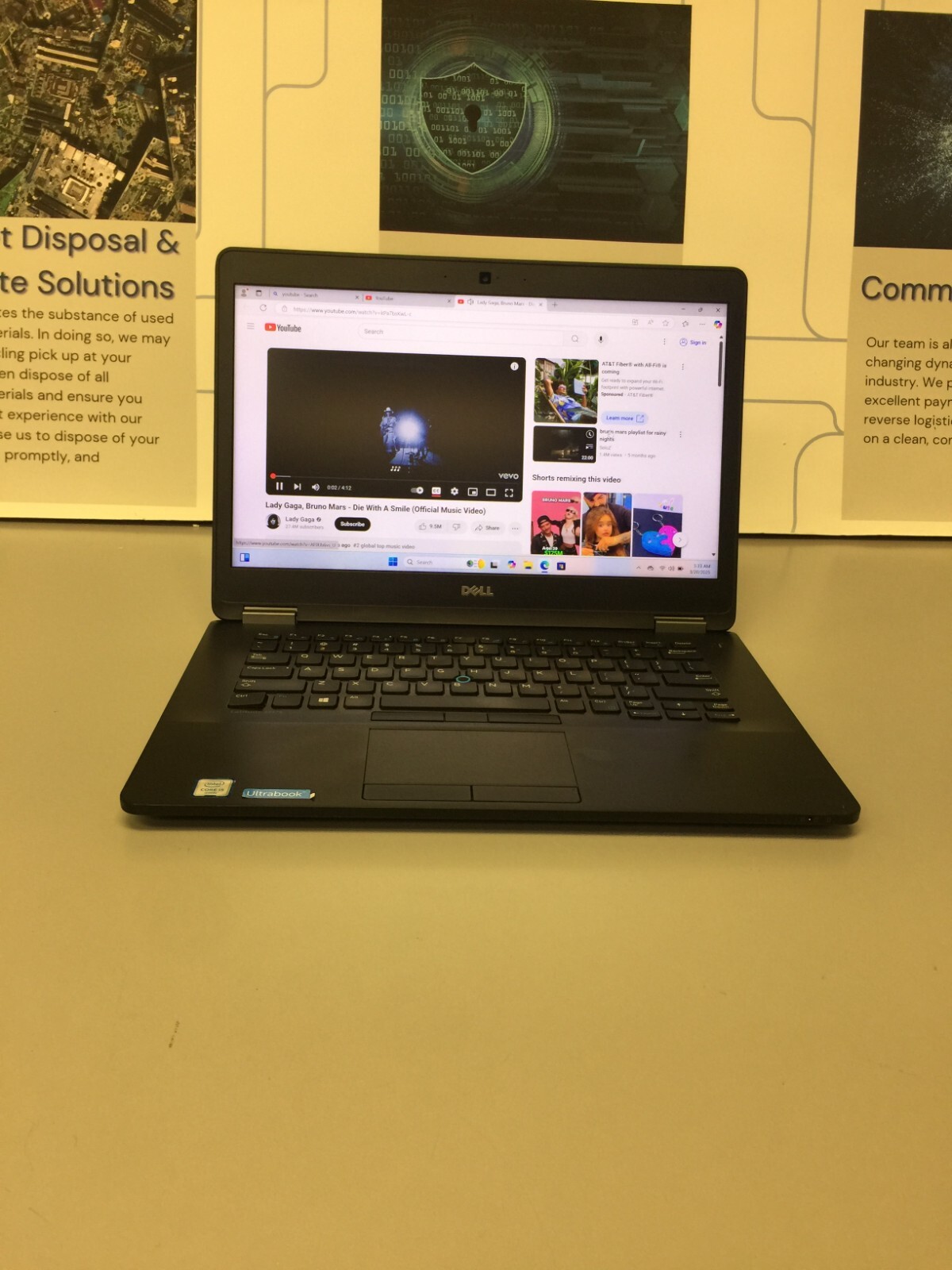 Dell Latitude E7470 14″ 256GB SSD Core i5 6th gen 2.40GHz, 12GB WIN 11 PRO