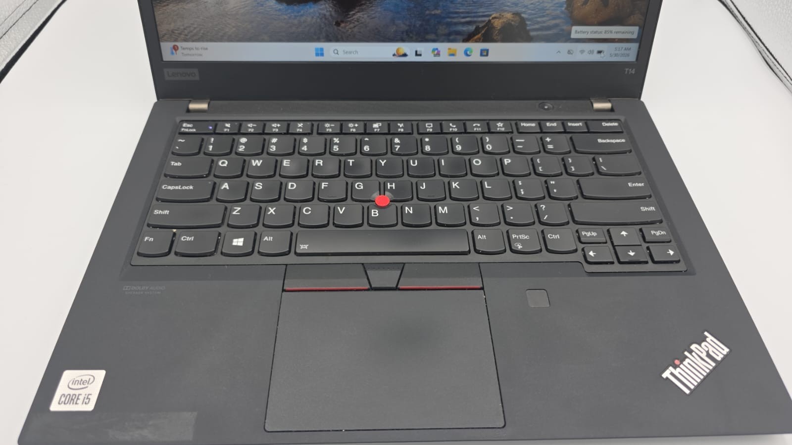 Lenovo ThinkPad T14 Gen1 14″ Ci5-10310U 16GB 256GB SSD Win11 charger