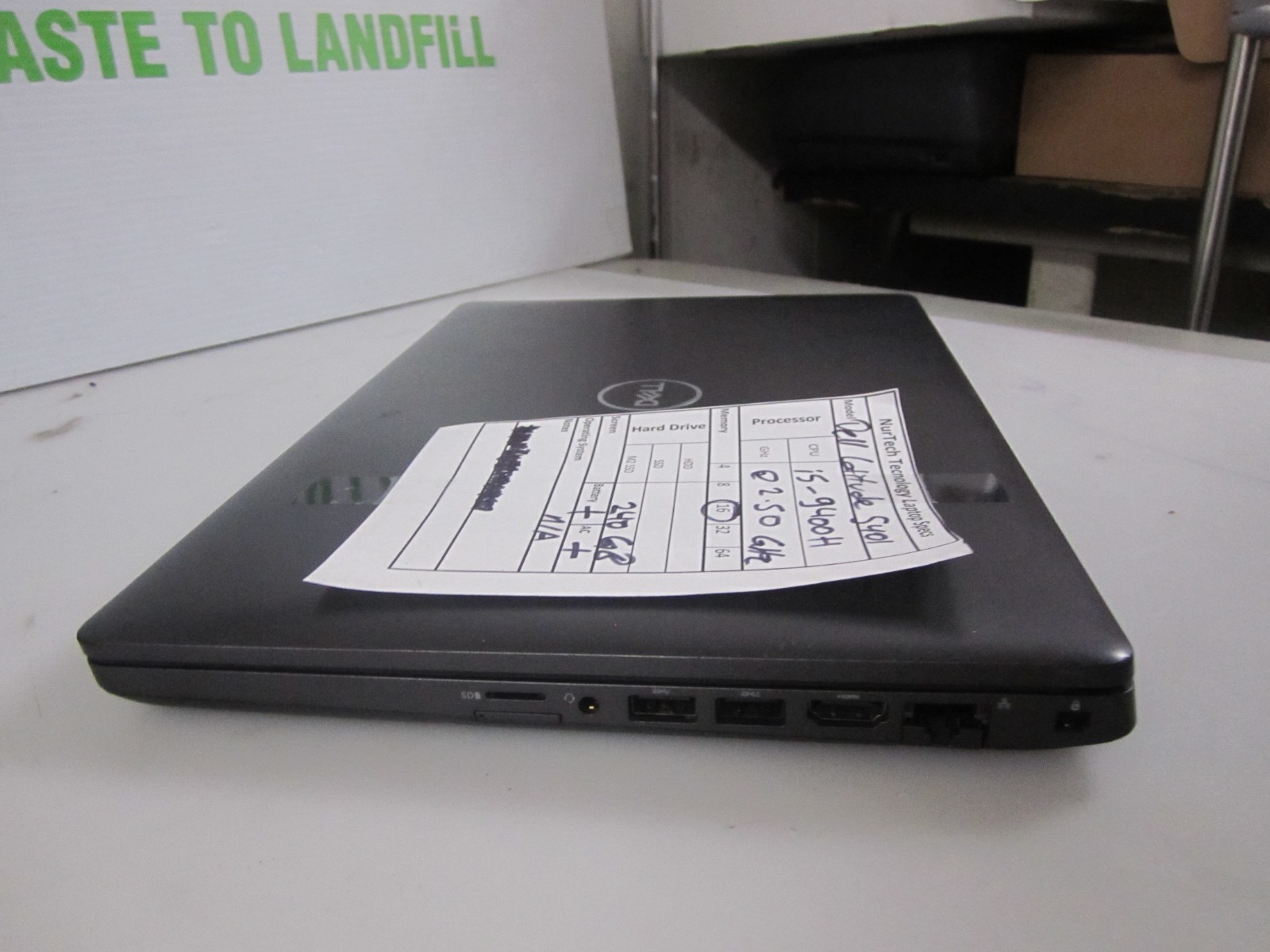 Dell Latitude 5401 14″ i5-9400H 2.5GHz 16GB/240GB m2SSD Laptop +AC NOOS READ_