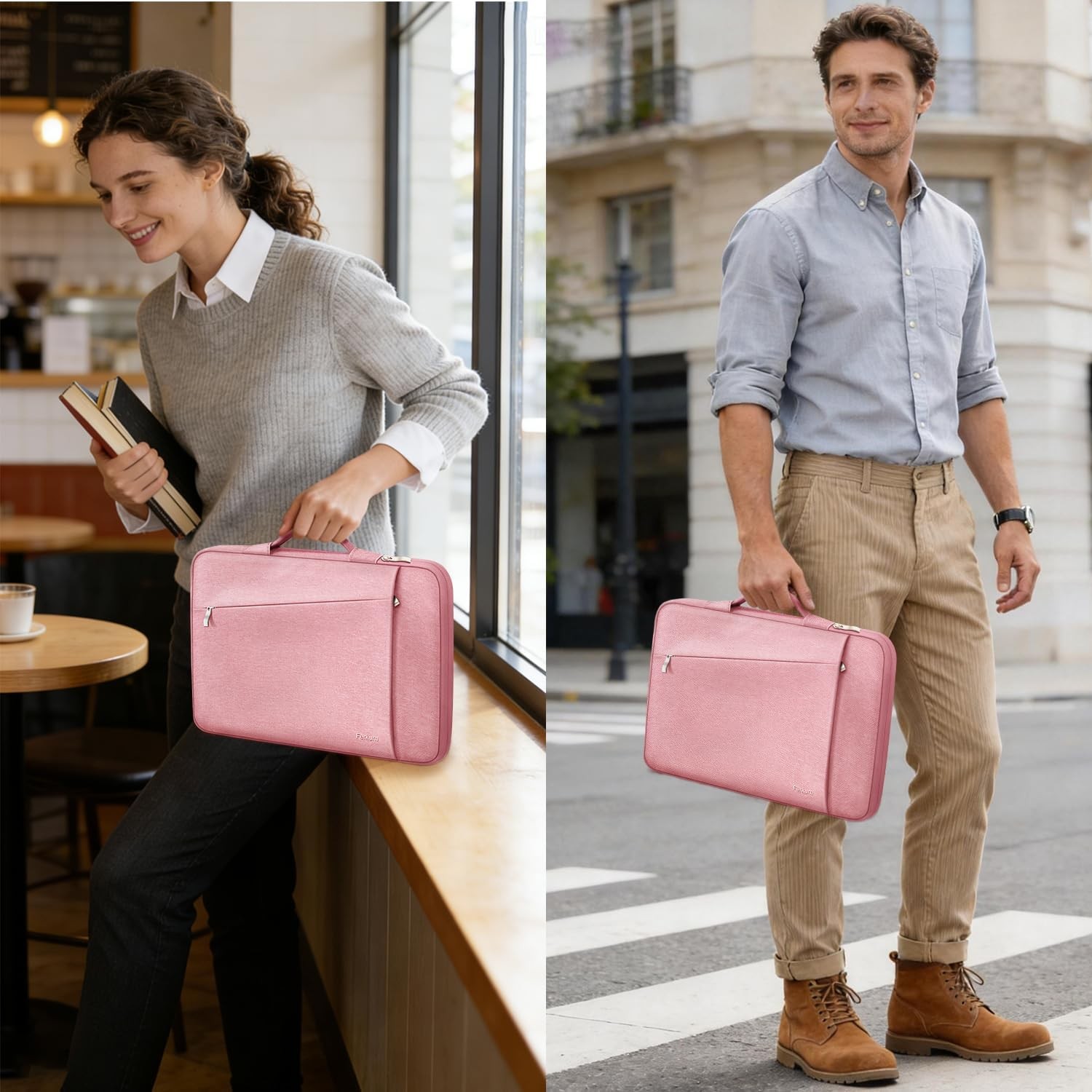 Laptop Case Sleeve for Men Women Chromebook Case 15.6 inch, Pink, MacBook Air/Pr