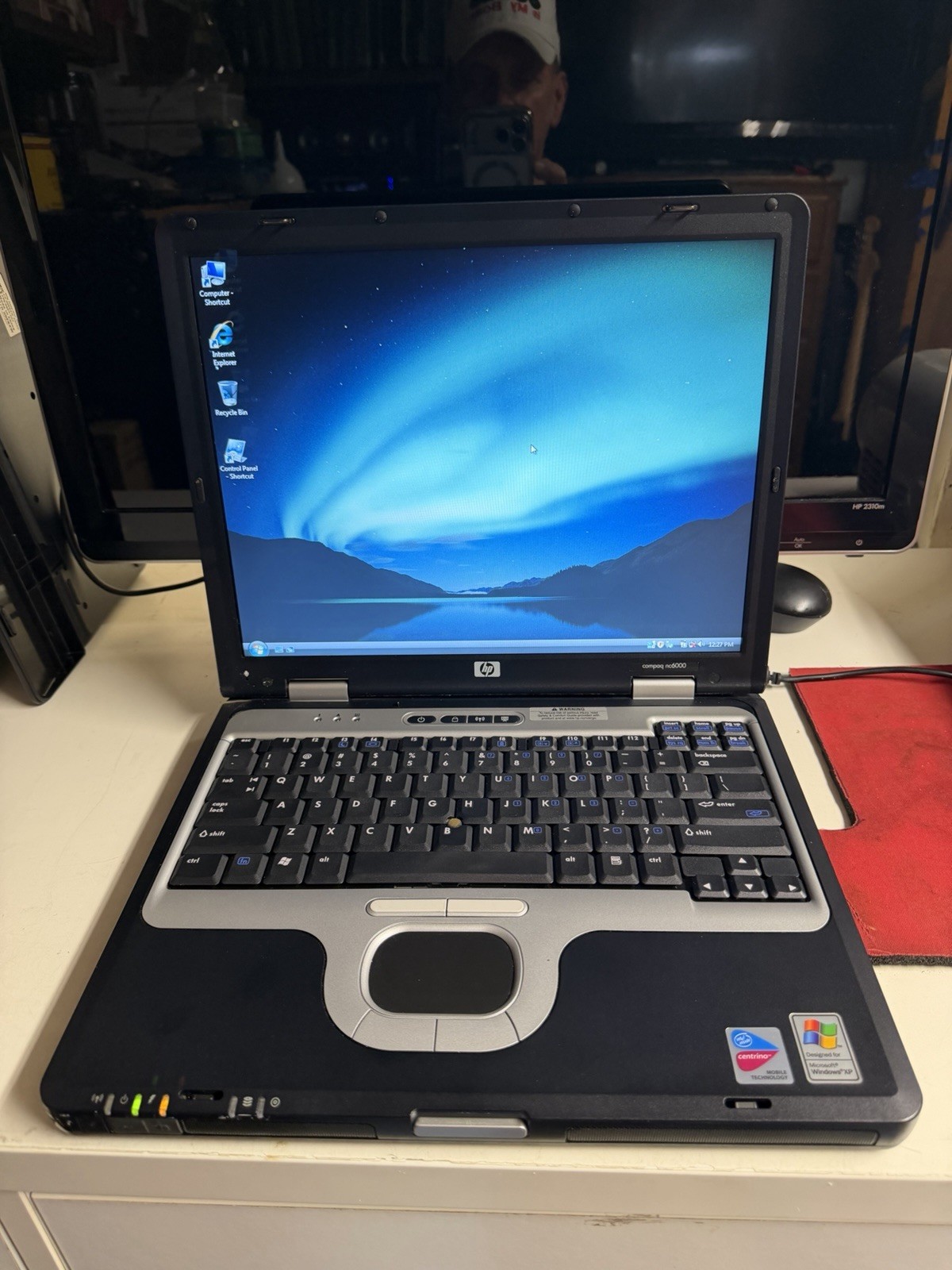 Vintage HP Compaq NC 6000 Business Laptop WinVista Business 160GB 1GB #005