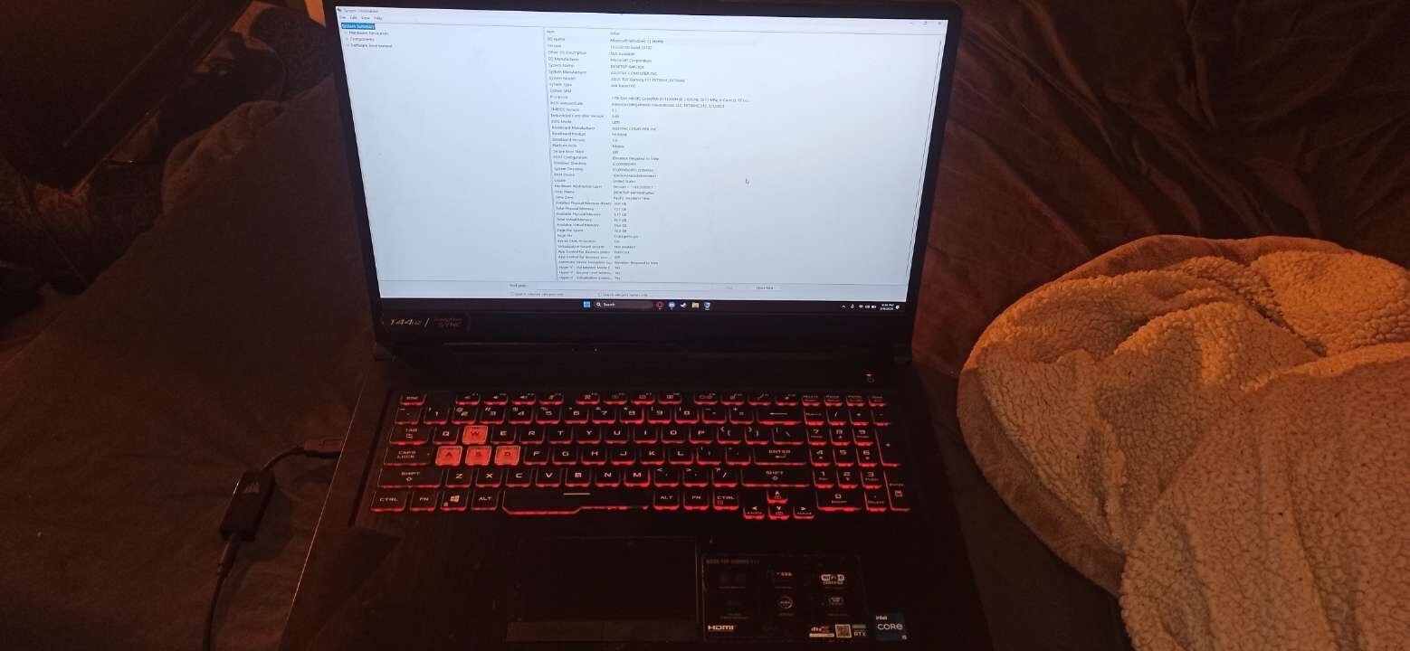 Asus Tuf F17 Gaming Laptop