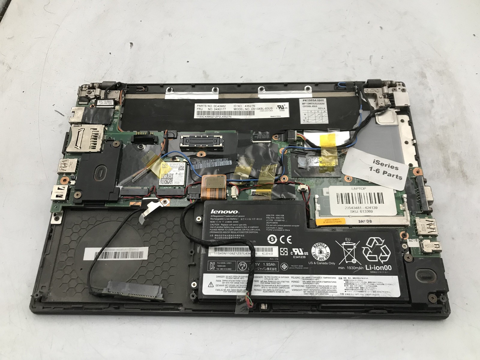 LENOVO THINKPAD X240 – FOR PARTS/FAN ERROR – INTEL I5 4300U – NO RAM – READ – BB