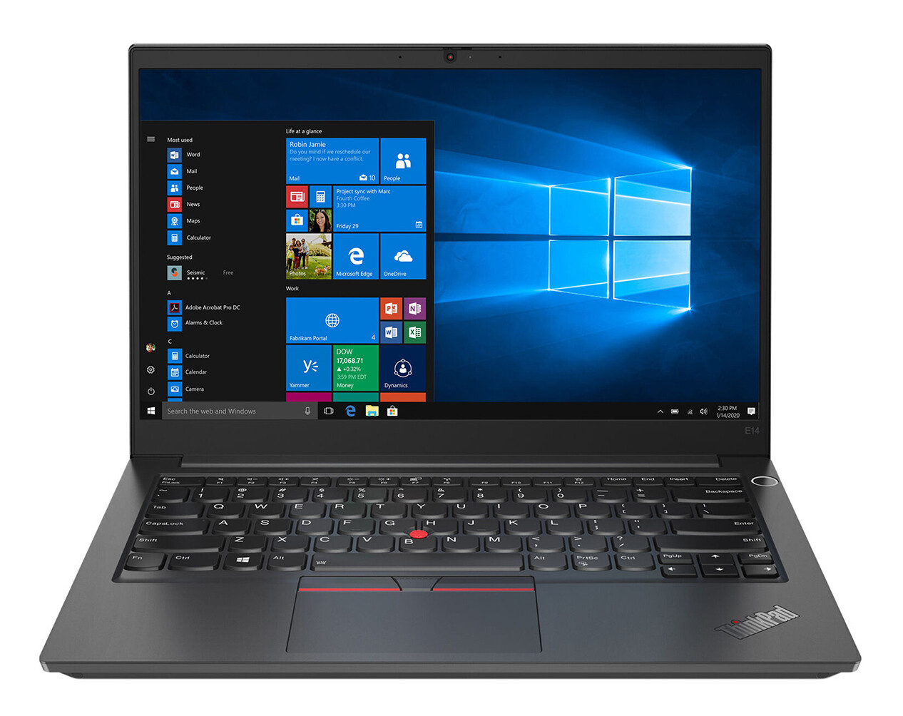 ThinkPad E14 Gen 2 Ryzen 7 4700U FHD IPS 16GB 512GB NVMe BL 2Y Premier Warranty