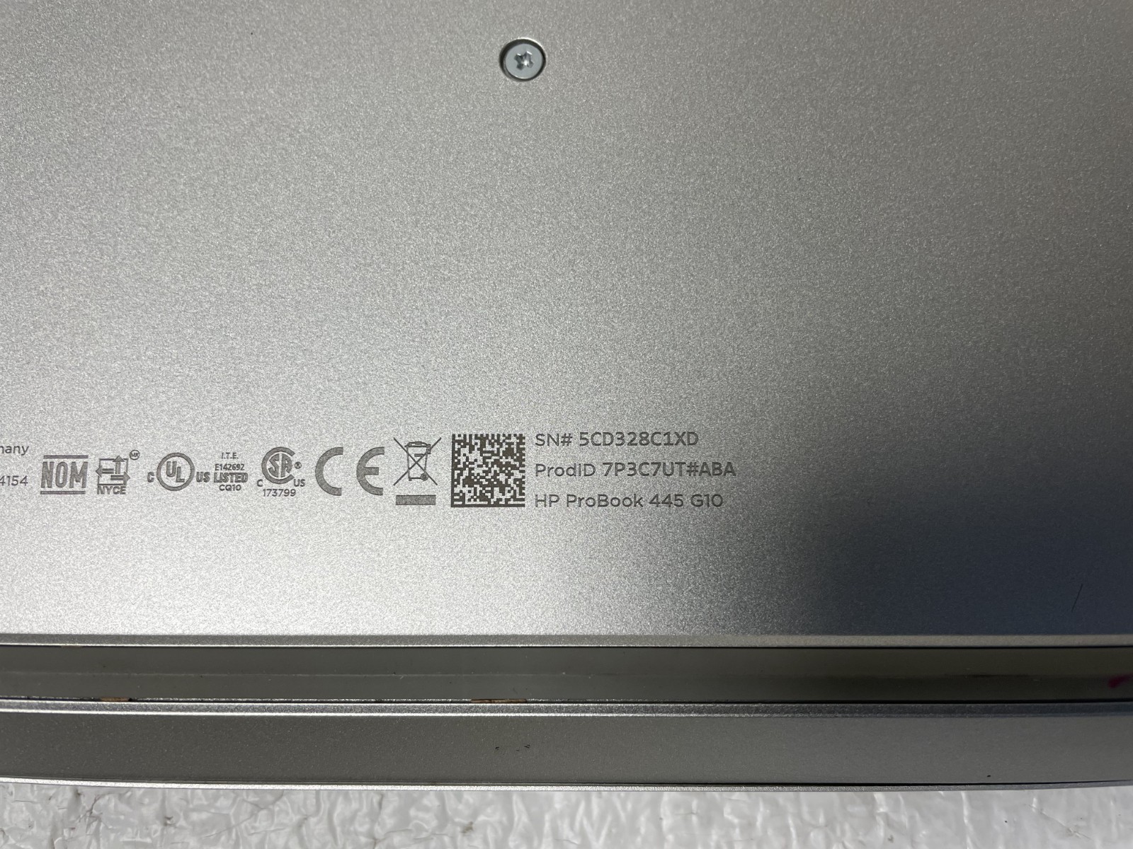 HP ProBook 445 G10 14″ AMD Ryzen 5 7530U @2.00GHz 8GB RAM NO SSD For Parts *READ