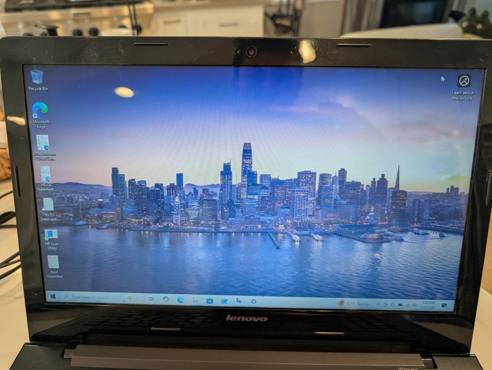 Lenovo IdealPad Z50-75 15.6″ Laptop AMD FX-7500 8GB Ram 256GB SSD DVD-RW BT4.0