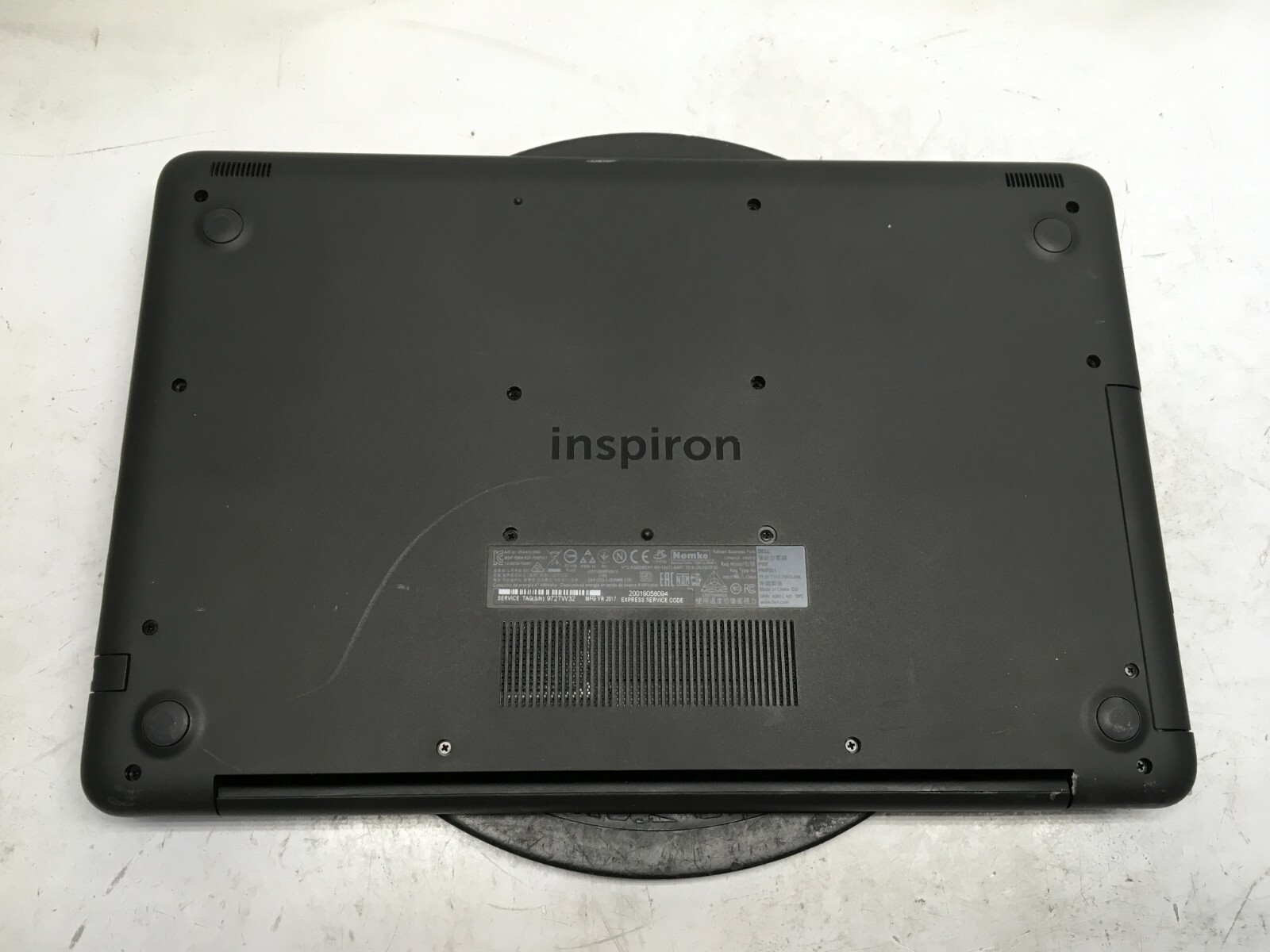 Dell Inspiron 5567 Intel i5-7200U 2.5GHz 8 GB NO HDD No Batt