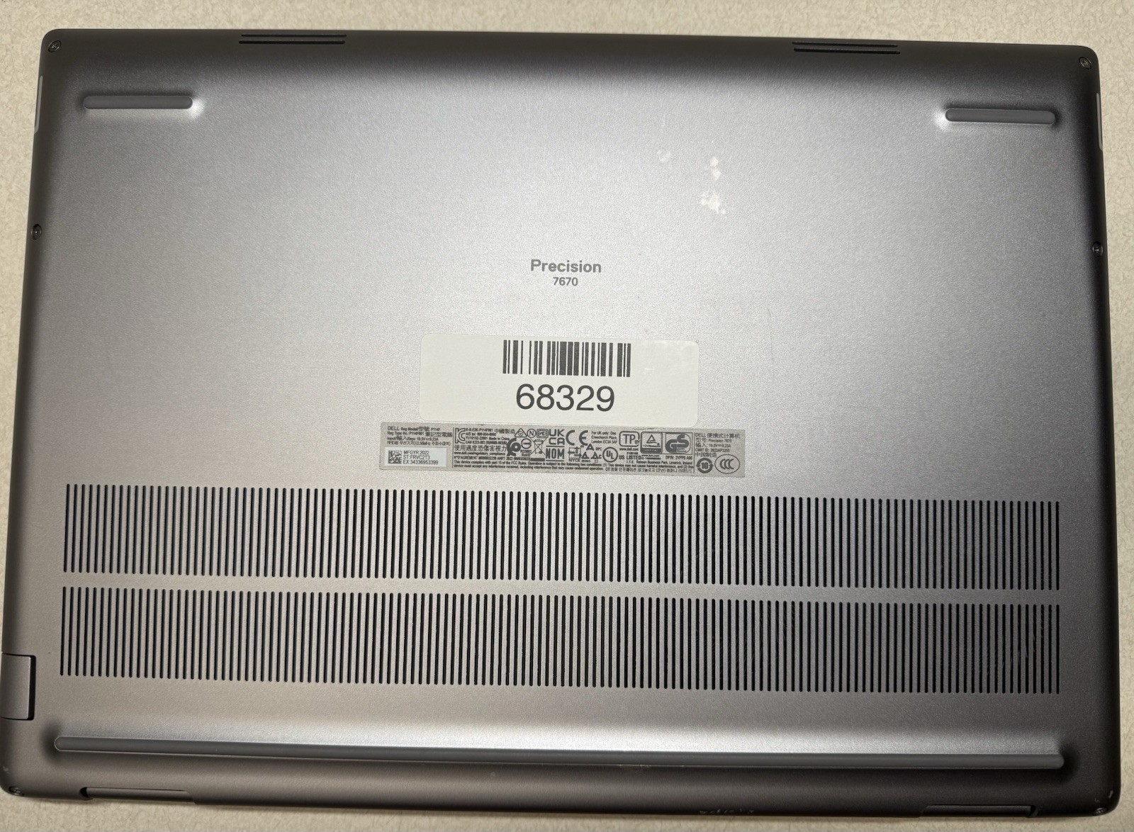 Dell Precision 7670 | i7-12850HX | 16GB | RTX A1000 | 512GB | Win 11 Pro | Used