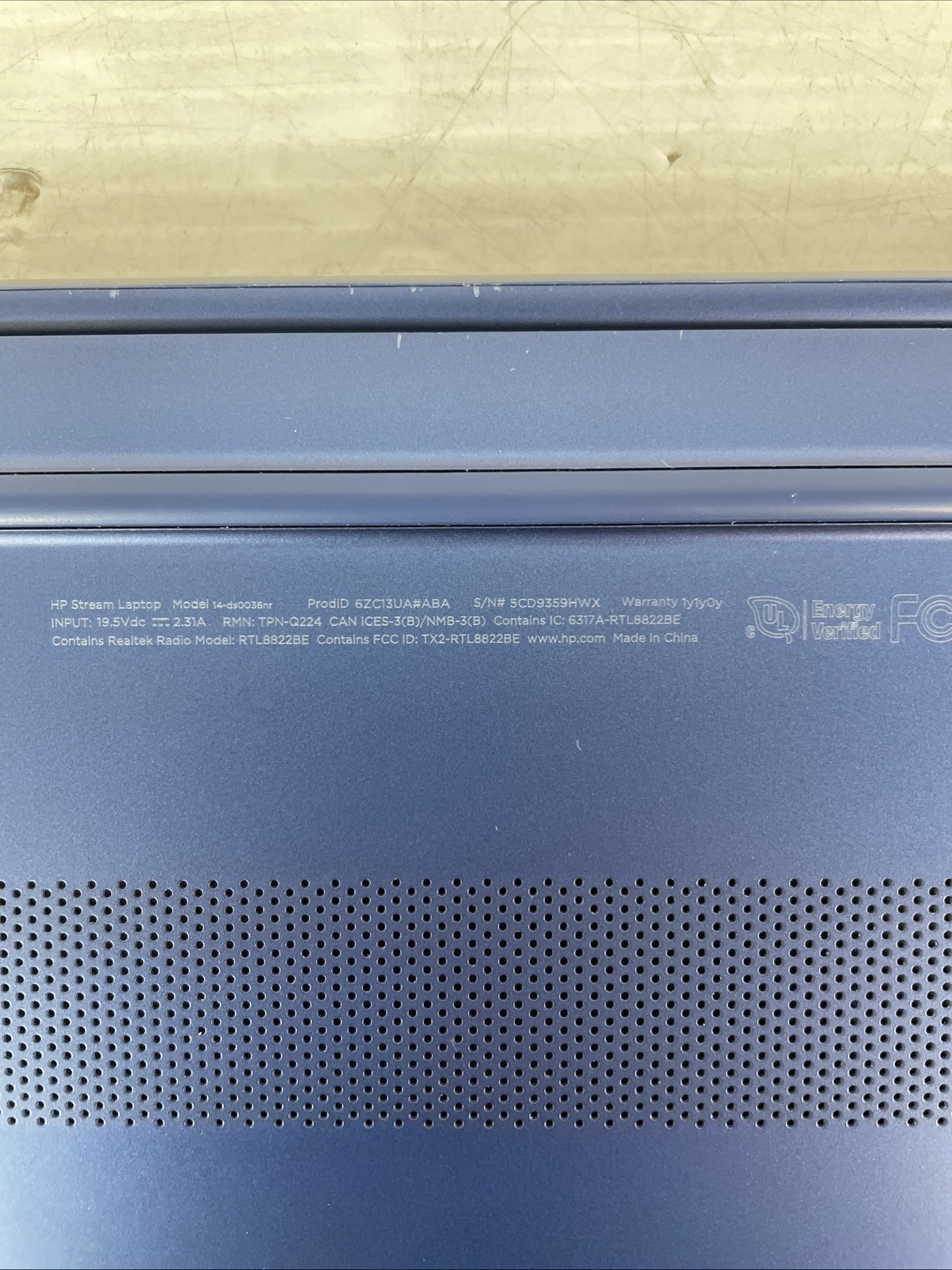 HP Stream 14-DS0036NR 14″ AMD A4-9120E 1.5GHz 4GB RAM 64GB SSD Radeon Windows 10