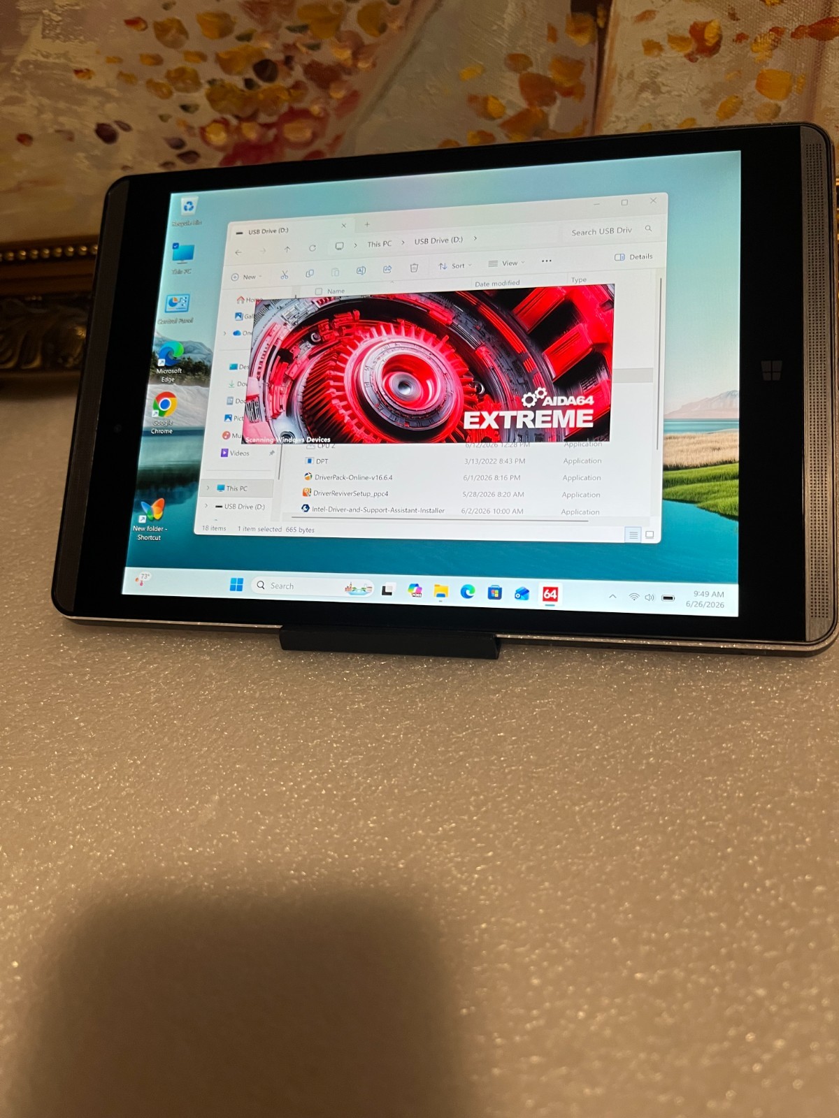 HP 608 G1 Pro tablet Windows 11 PRO -3N2K