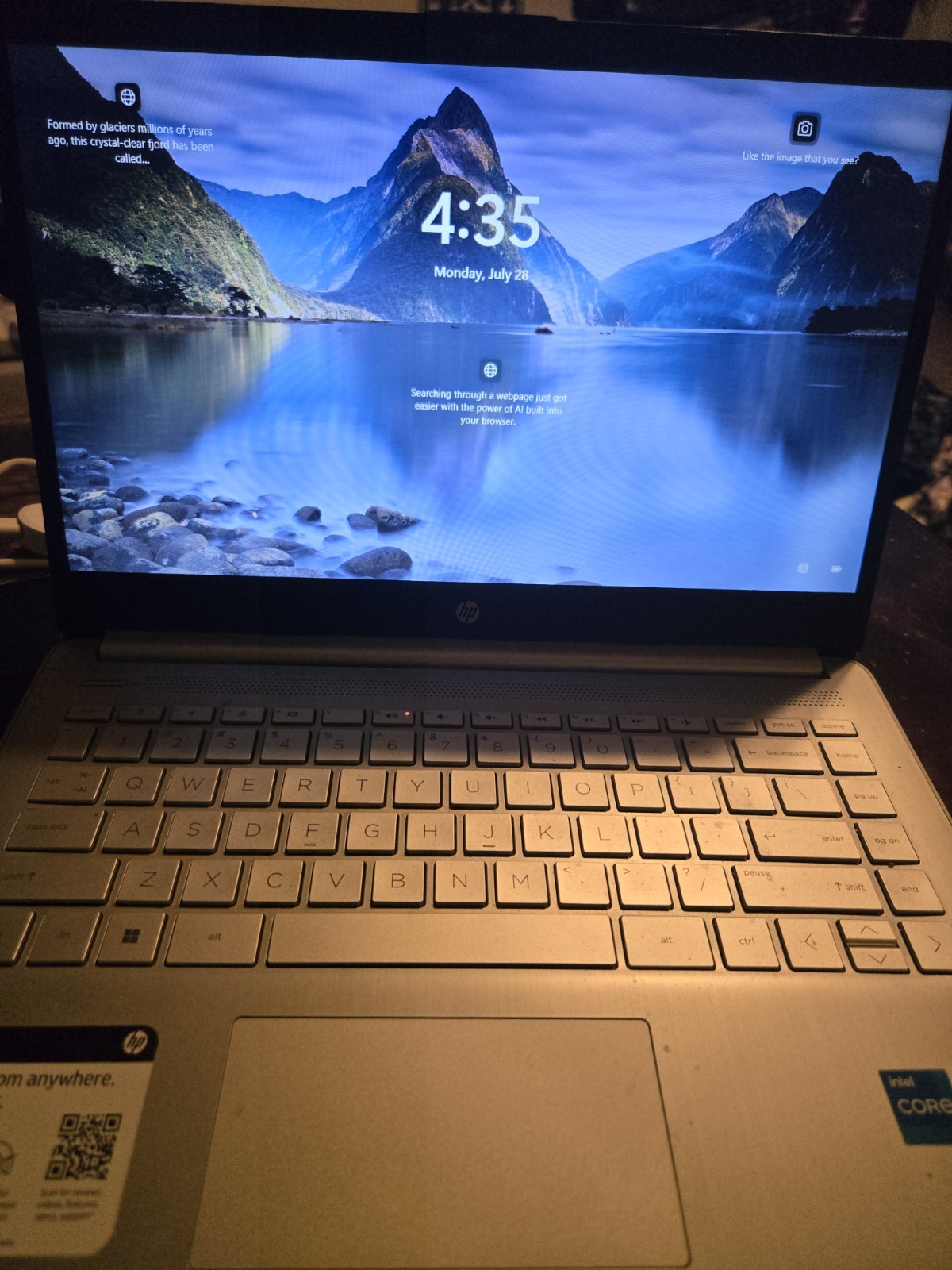 Hp Laptop – Check Description