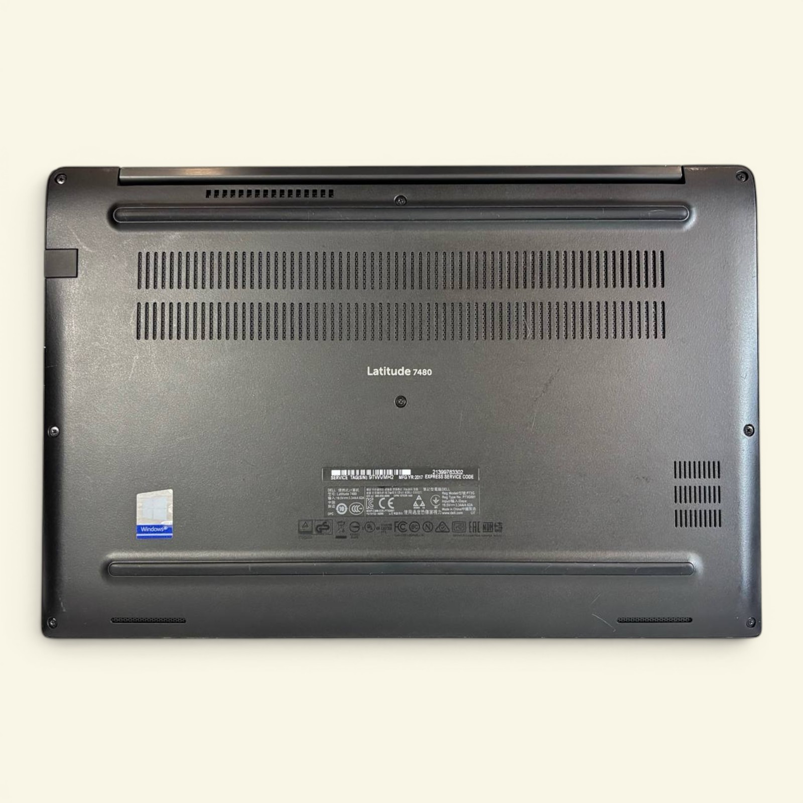 Dell Latitude 7480 – Intel i7-7660U, 8GB RAM, 256GB SSD – Win-11 #167