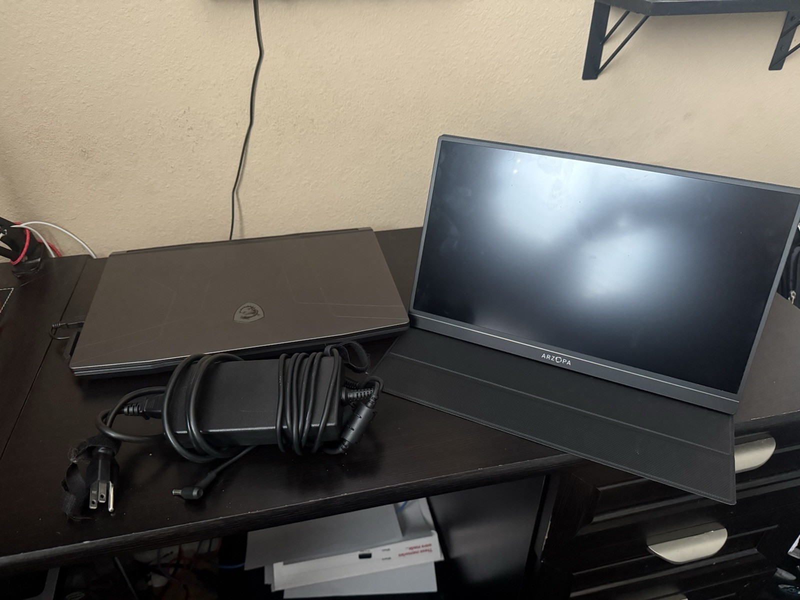 MSI Gaming Laptop 144Hz Intel Core I7 GeForce RTX 3070 With Portable Monitor