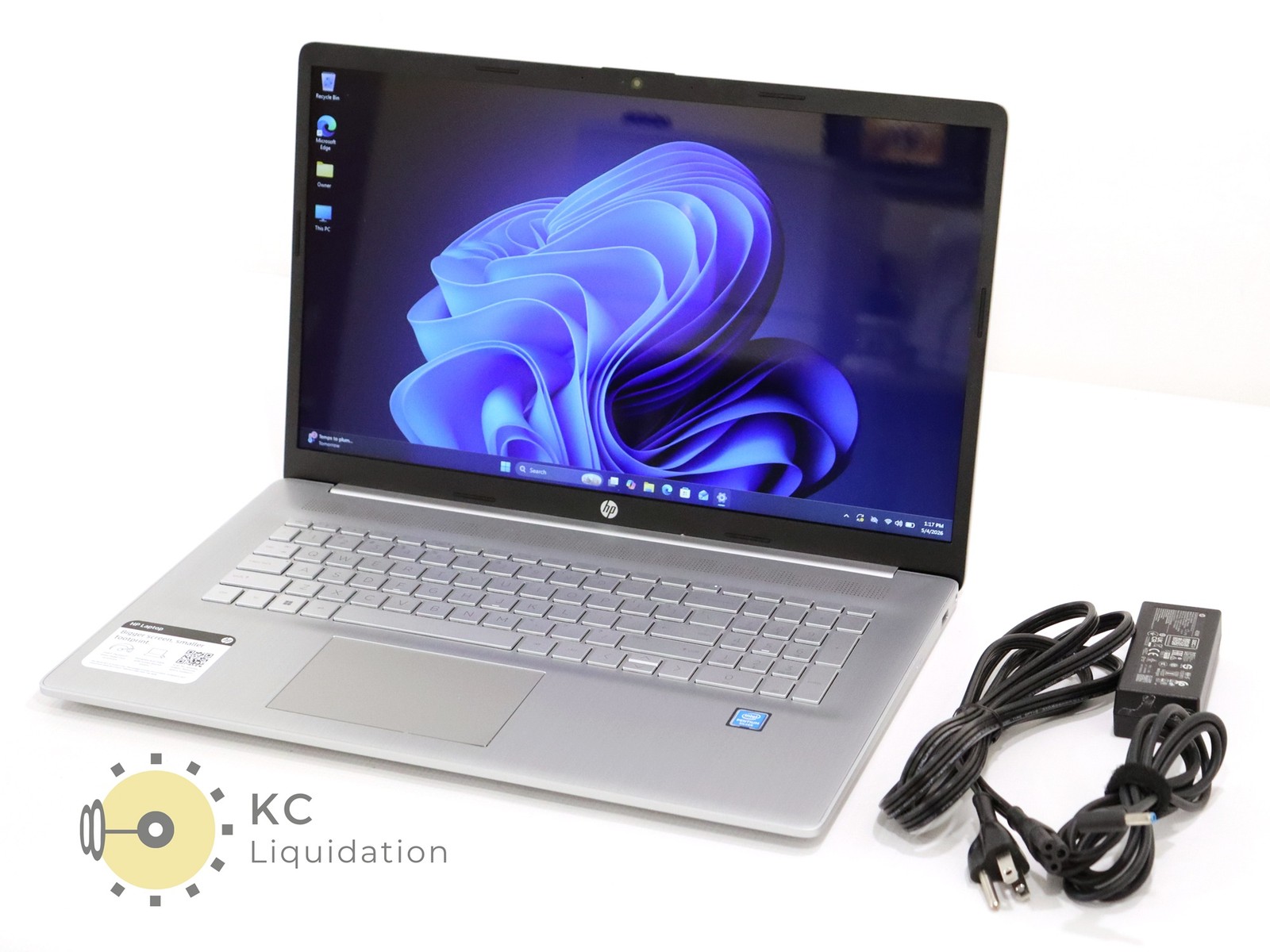HP Laptop 17-CN003NR 17″ Intel Pentium Silver N5030 8GB 256GB NVMe Win 11 Home