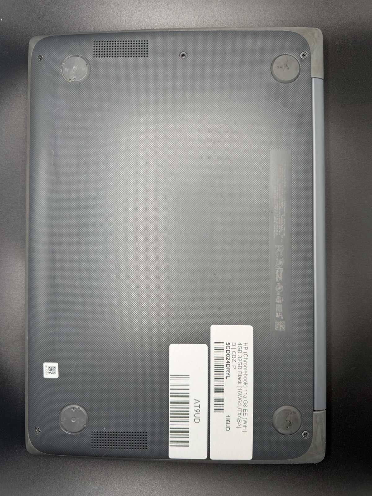 HP Chromebook 11a G8 EE 11.6″ AMD A4-9120C 4GB 16GB eMMC Chrome Gray