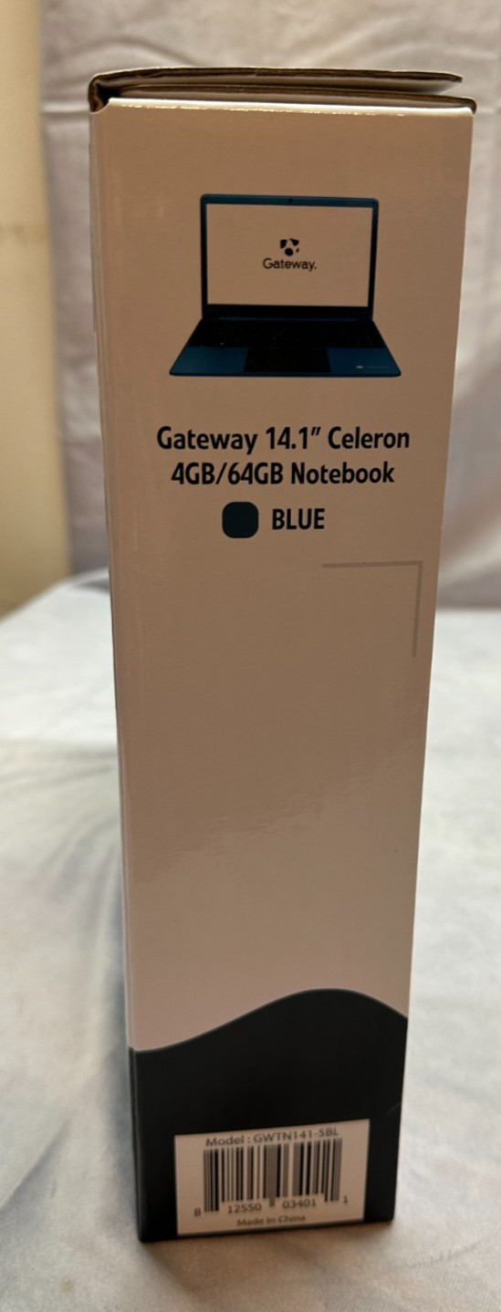 Gateway 14.1″ (64GB eMMC, Intel Celeron, 4GB RAM) Ultra Slim Notebook-USED/WORKS