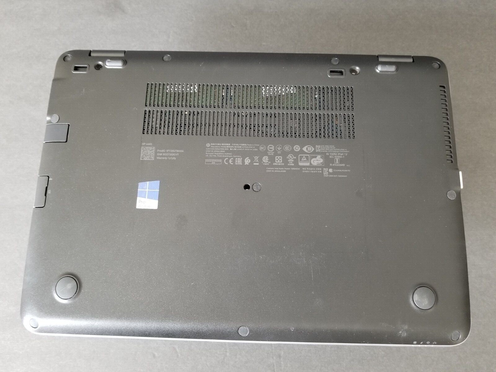 HP MT43 Mobile Thin Client CPU @ 2.4Ghz, 120GB of hard drive, 8GB of ram, 14”