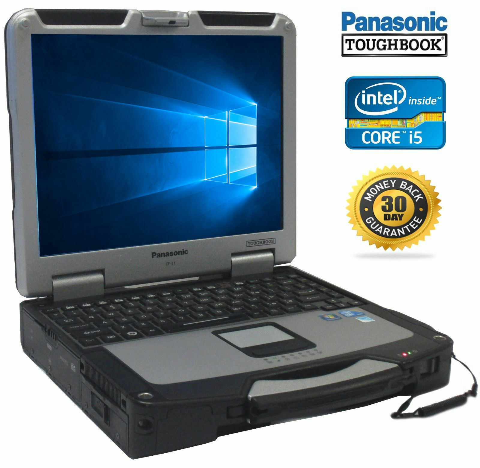 Panasonic toughbook CF-31 MK1 Core i5 2.4ghz 8GB 256GB Rugged Serial Win7 32bit