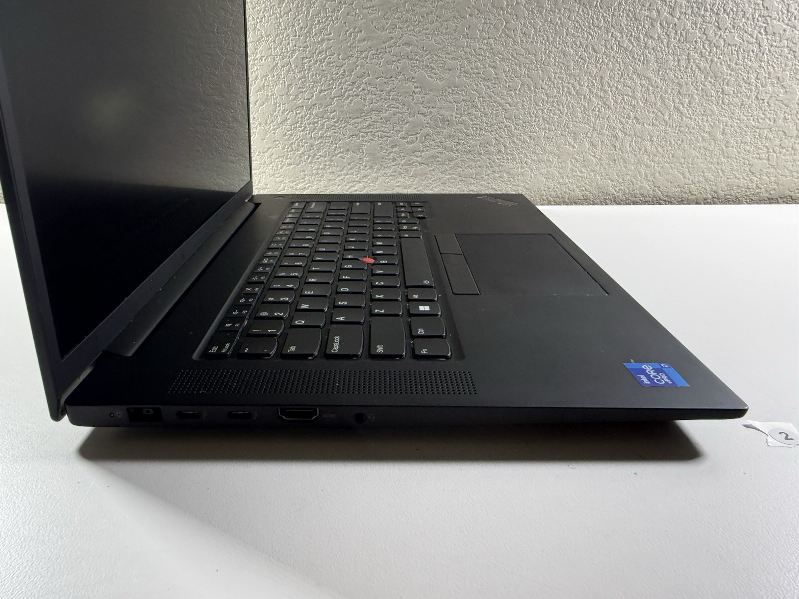 Lenovo ThinkPad P1 Gen 4 T1200 GPU 16″ i7-11850H 4GB RAM 256GB Win 11 Pro Read”