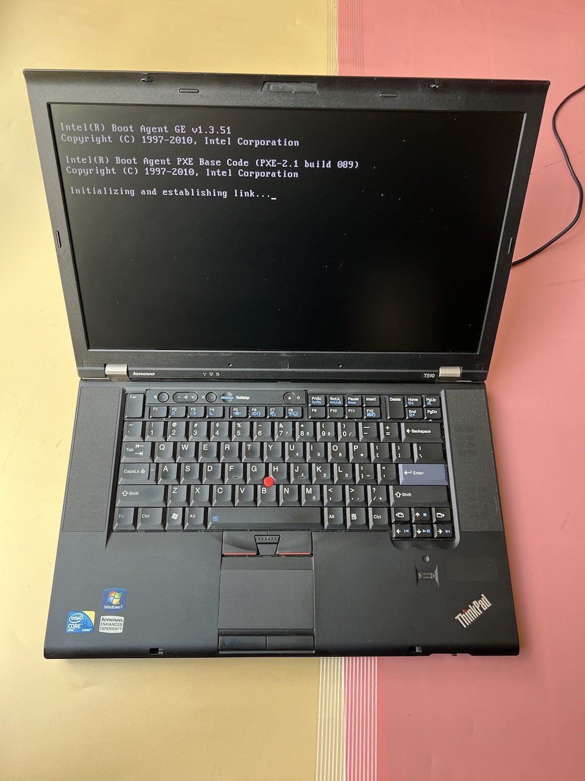 Lenovo ThinkPad T510 vPro Intel Core i5 M520 4GB RAM 0GB HDD PARTS OR REPAIR