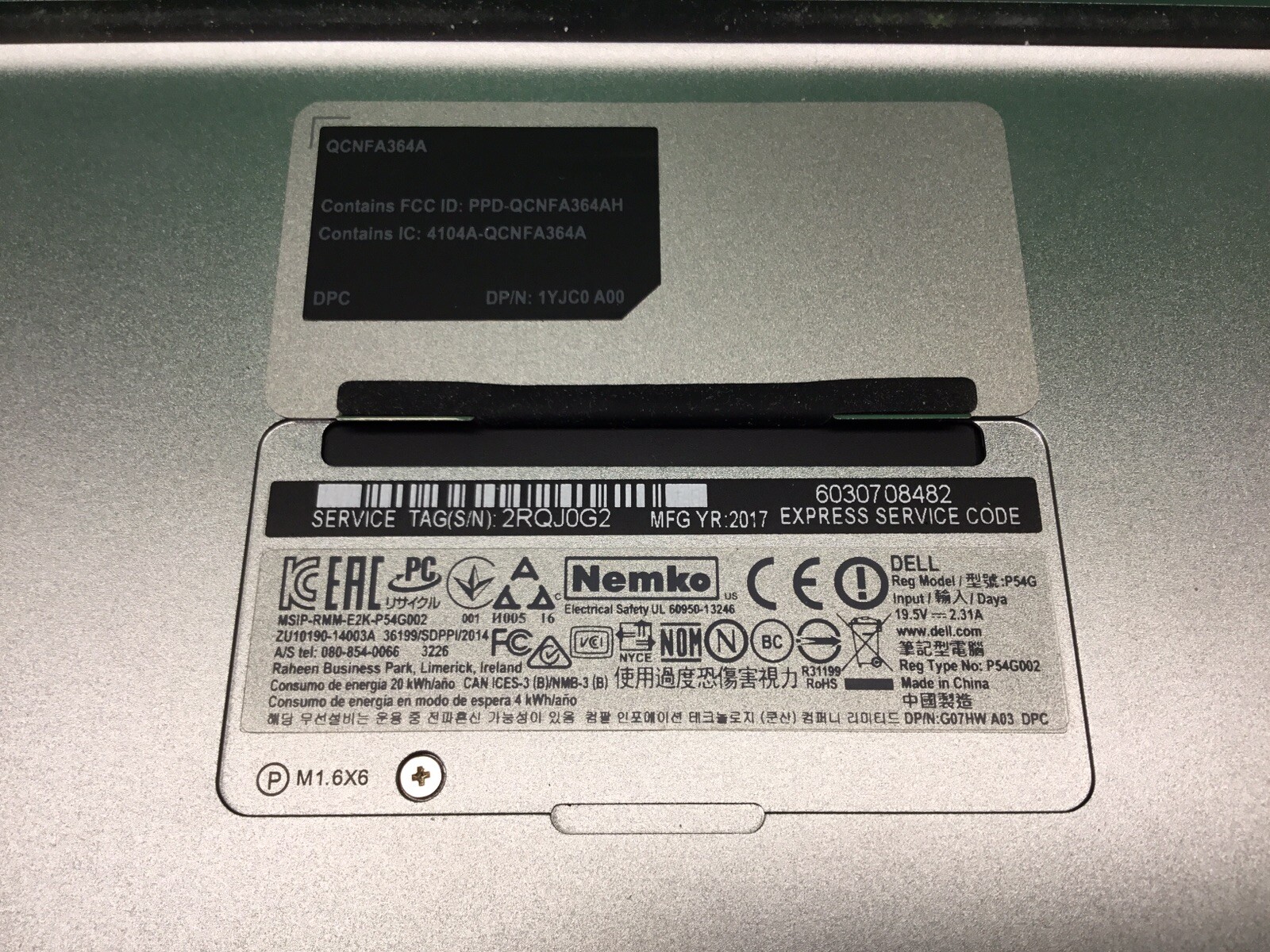 Dell XPS 13 9360 – 13” Laptop – POWERS ON – UNTESTED