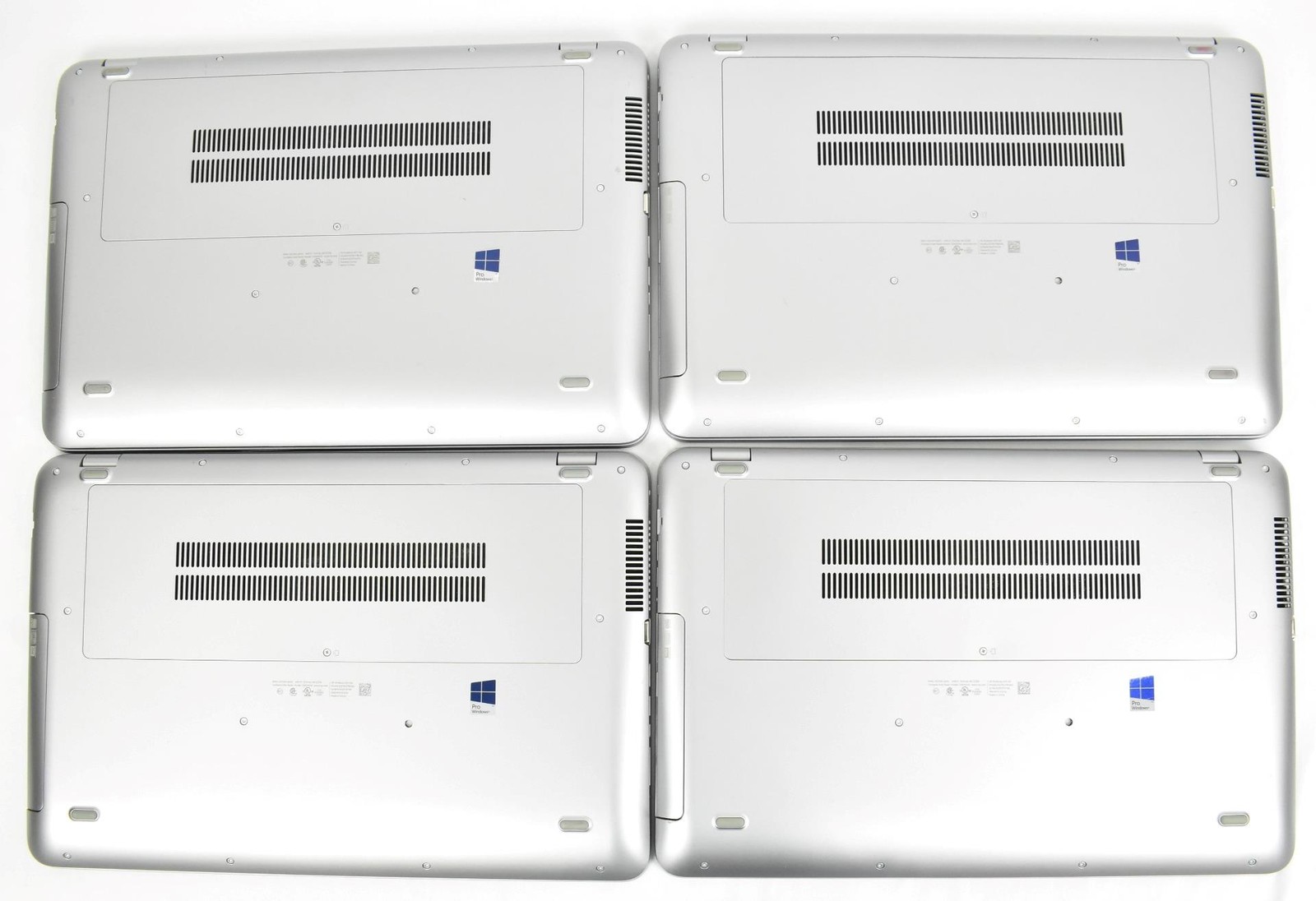 (4) HP ProBook 470 G4 Laptops i7-7500U 2.7GHz 8GB 240GB SSD DVDRW No OS 17.3″